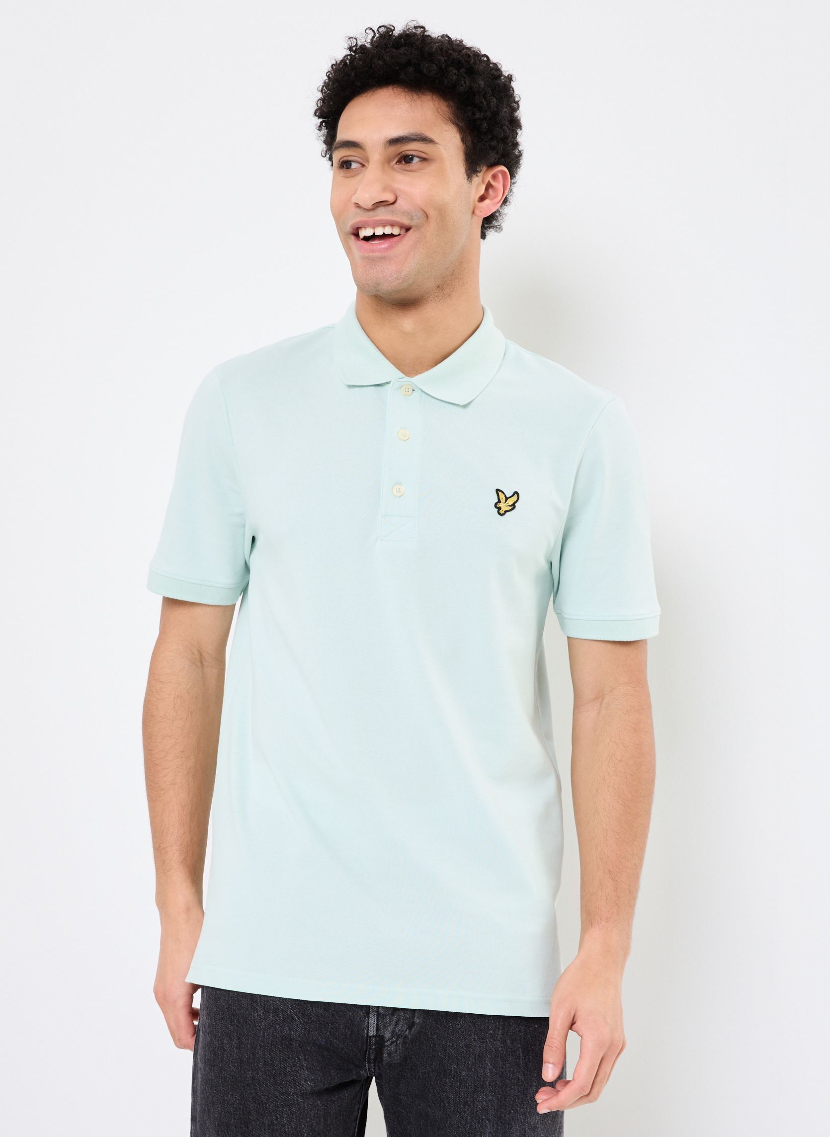 Polos Plain Polo Shirt homme vert Lyle & Scott Polos Plain Polo Shirt homme vert AMBIENT GREEN
