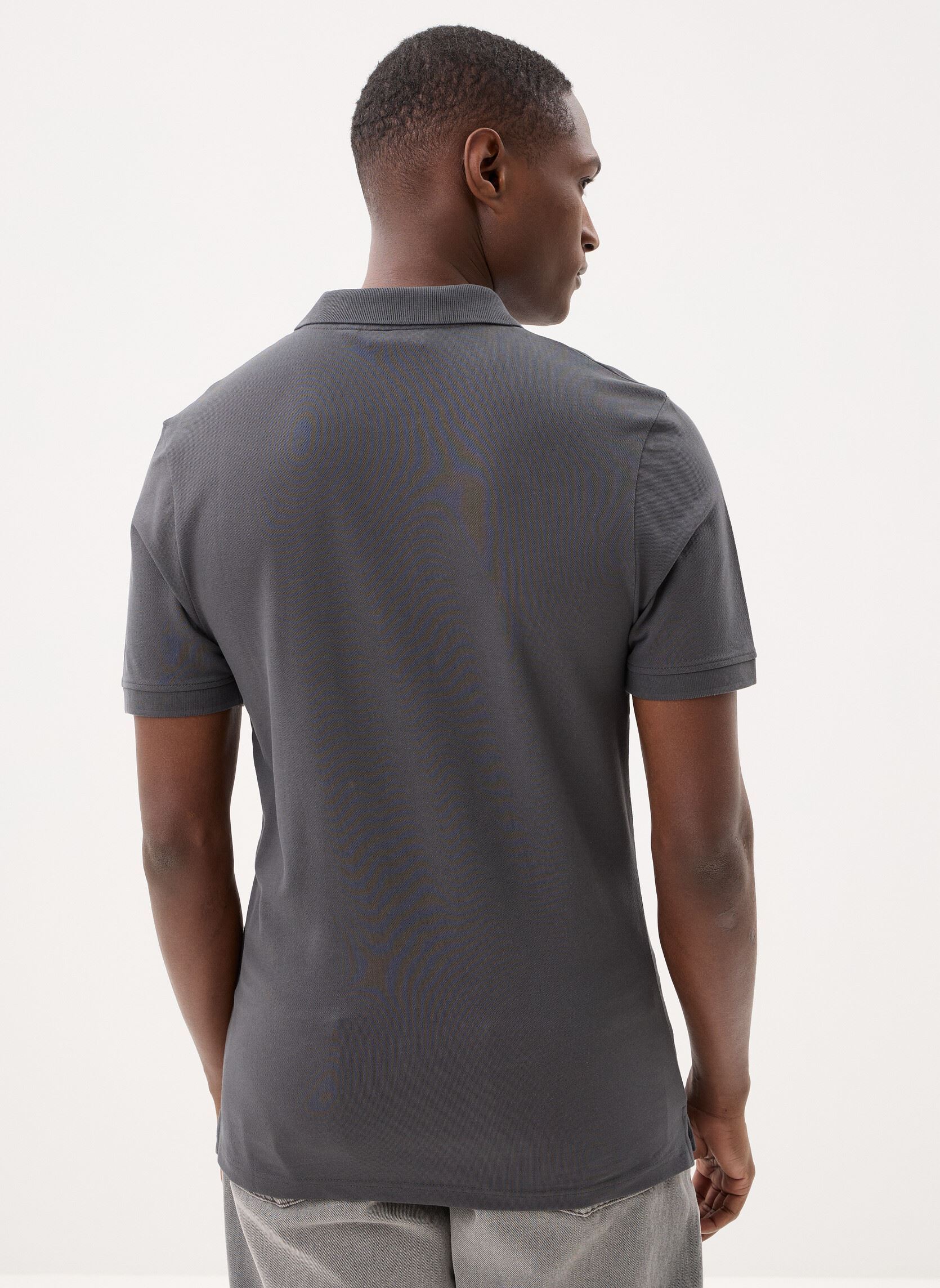 Polos Plain Polo Shirt homme gris Lyle & Scott Polos Plain Polo Shirt homme gris GUNMETAL