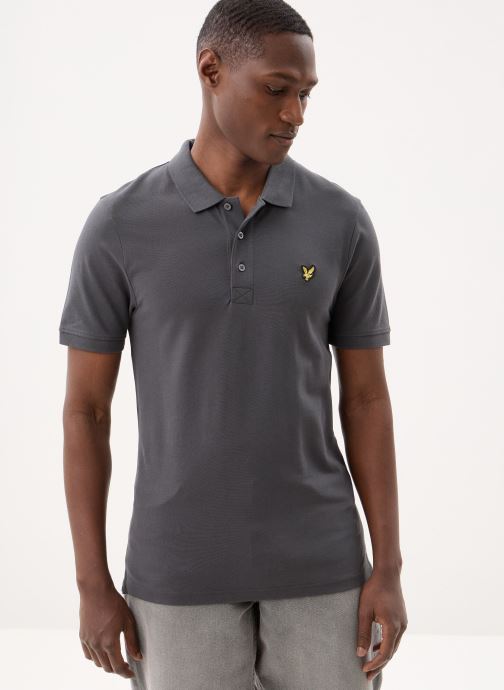 Lyle & Scott Poloshirts Plain Polo Shirt herren grau