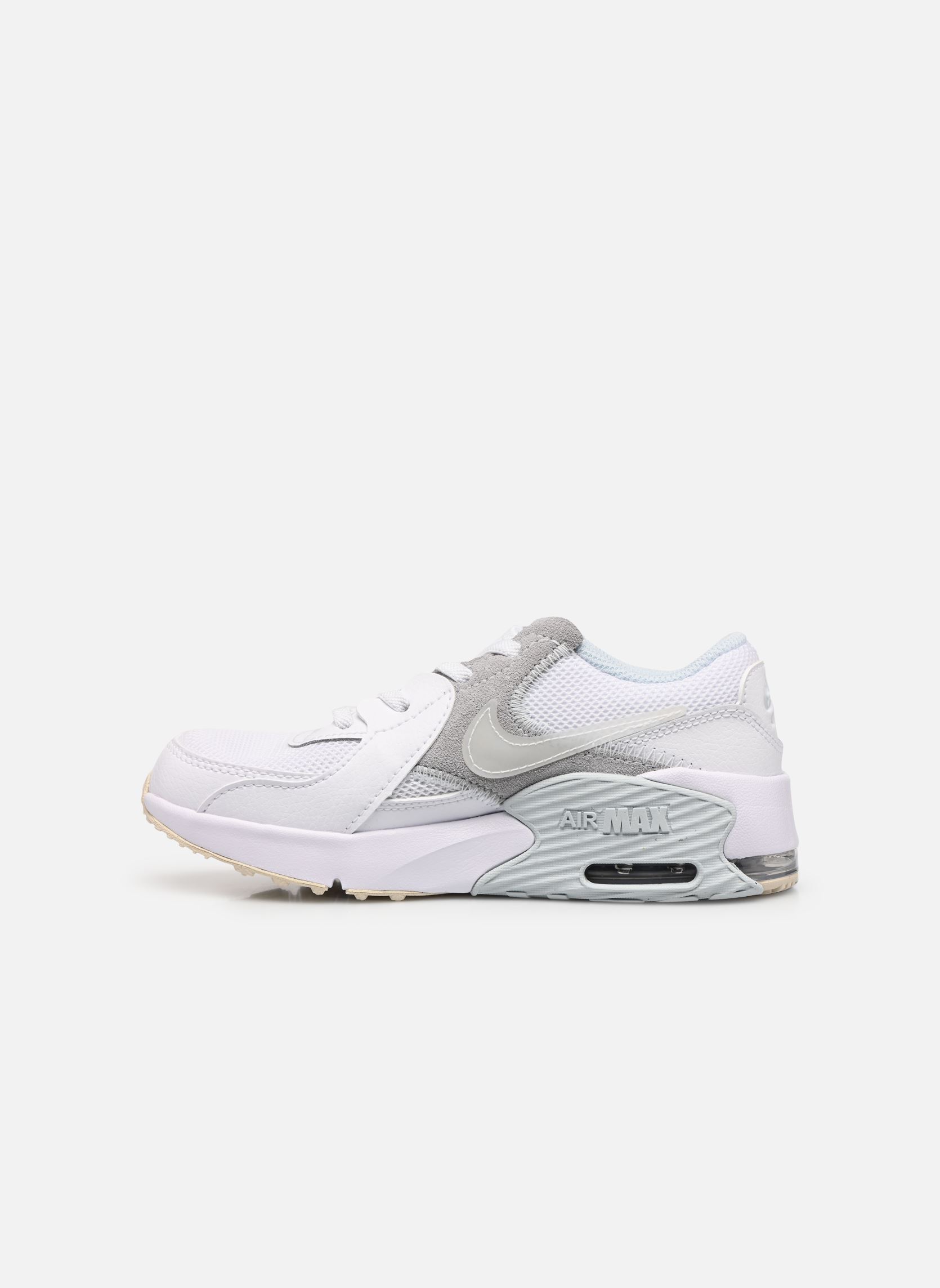 Baskets basses Nike Air Max Excee (Ps) fille blanc Nike Baskets basses Nike Air Max Excee (Ps) fille blanc White/Aura-Lt Orewood Brn
