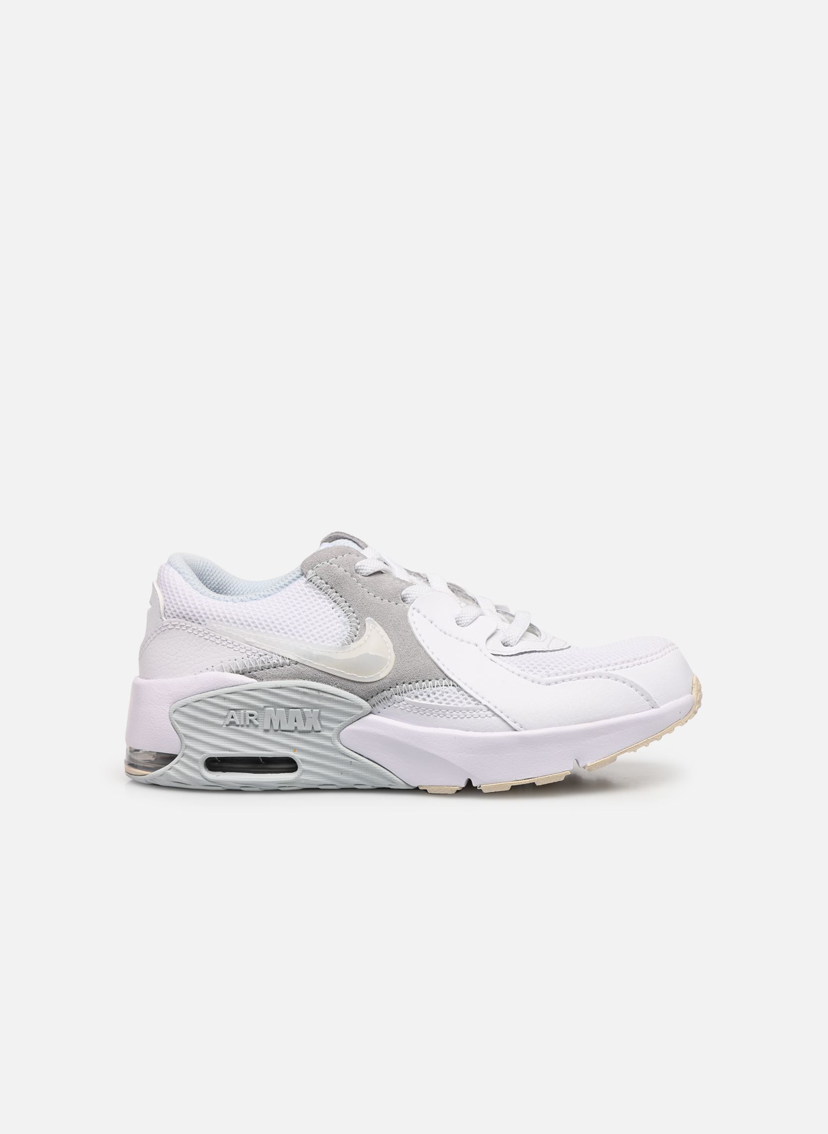 Baskets basses Nike Air Max Excee (Ps) fille blanc Nike Baskets basses Nike Air Max Excee (Ps) fille blanc White/Aura-Lt Orewood Brn