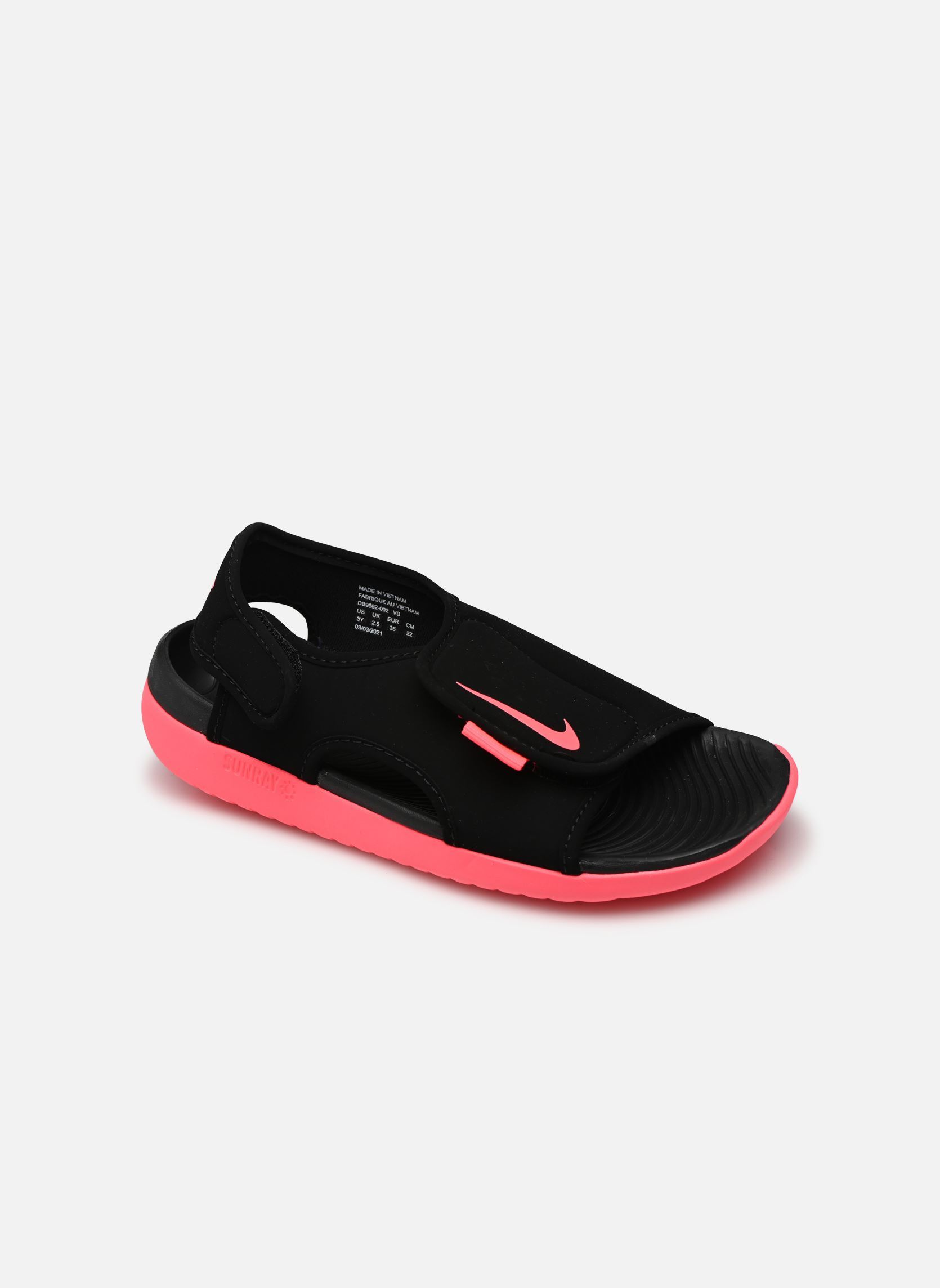 Sandalen Sunray Adjust 5 V2 (Gs/Ps) mädchen schwarz Nike Sandalen Sunray Adjust 5 V2 (Gs/Ps) mädchen schwarz BLACK/RACER PINK