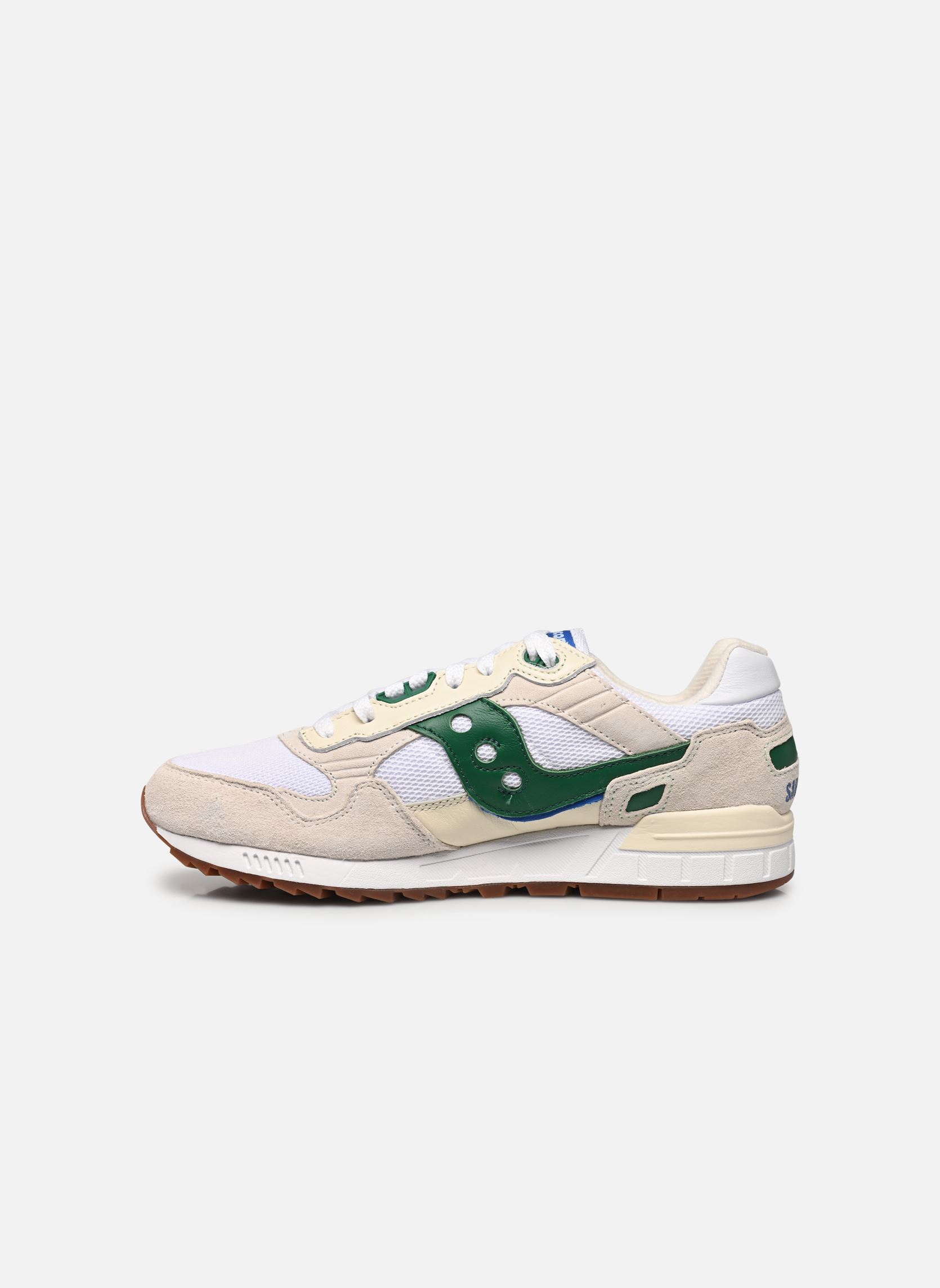 Niedrige Sneaker Shadow 5000 M herren weiß Saucony Niedrige Sneaker Shadow 5000 M herren weiß White/green