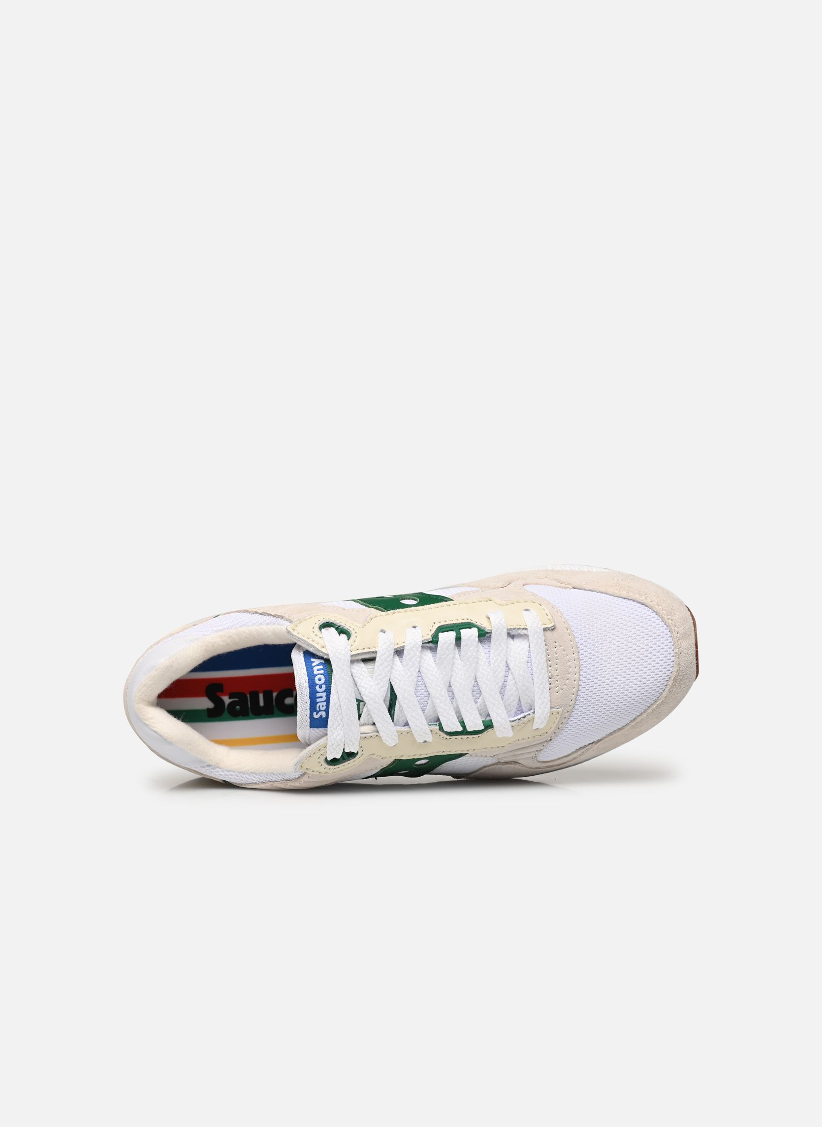 Niedrige Sneaker Shadow 5000 M herren weiß Saucony Niedrige Sneaker Shadow 5000 M herren weiß White/green