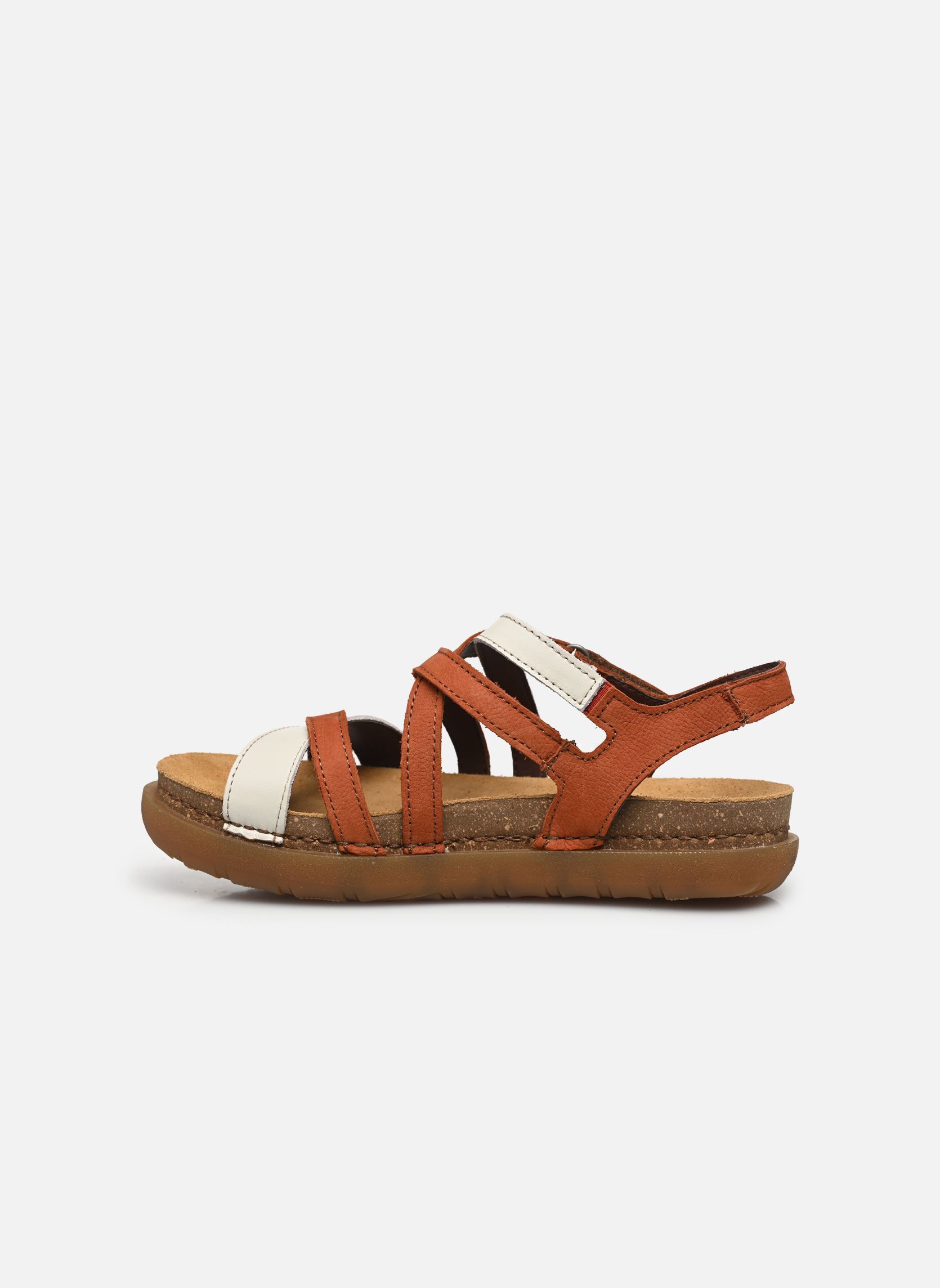 Sandales compensées et plateformes RHODES 1714 femme multicolore Art Sandales compensées et plateformes RHODES 1714 femme multicolore D.Orange-Cream