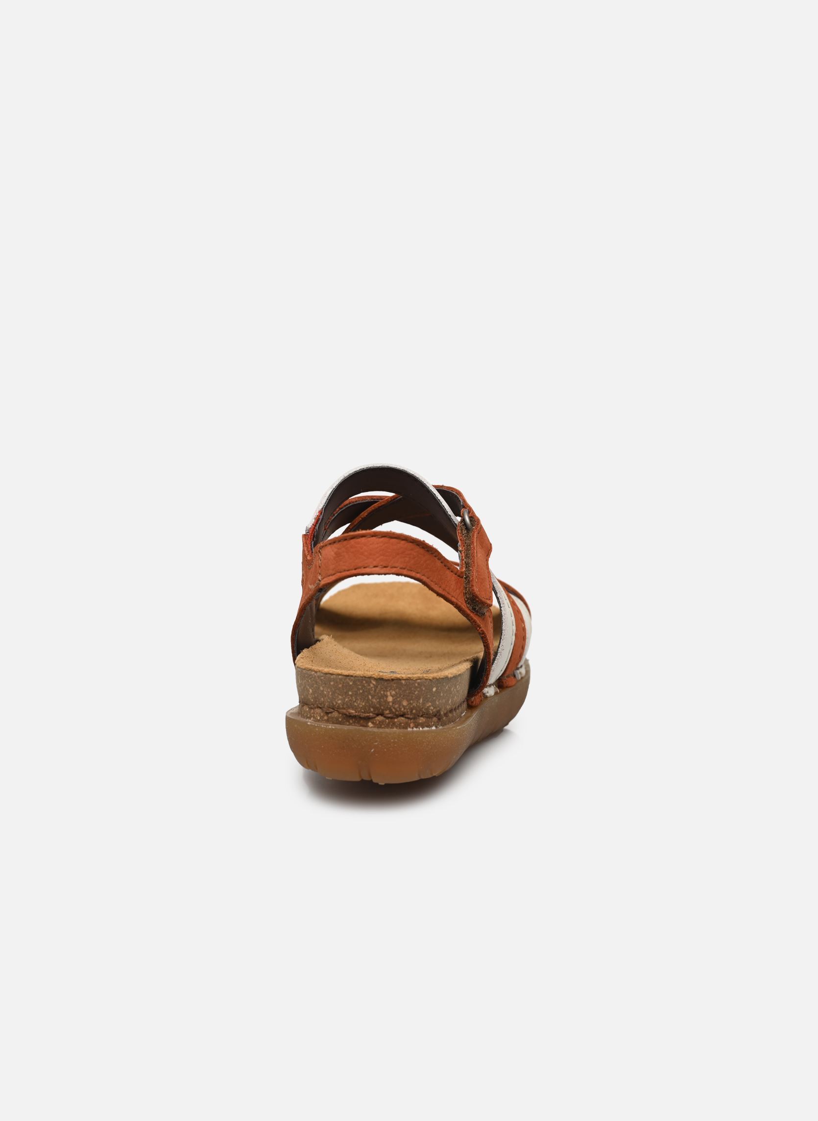 Sandales compensées et plateformes RHODES 1714 femme multicolore Art Sandales compensées et plateformes RHODES 1714 femme multicolore D.Orange-Cream