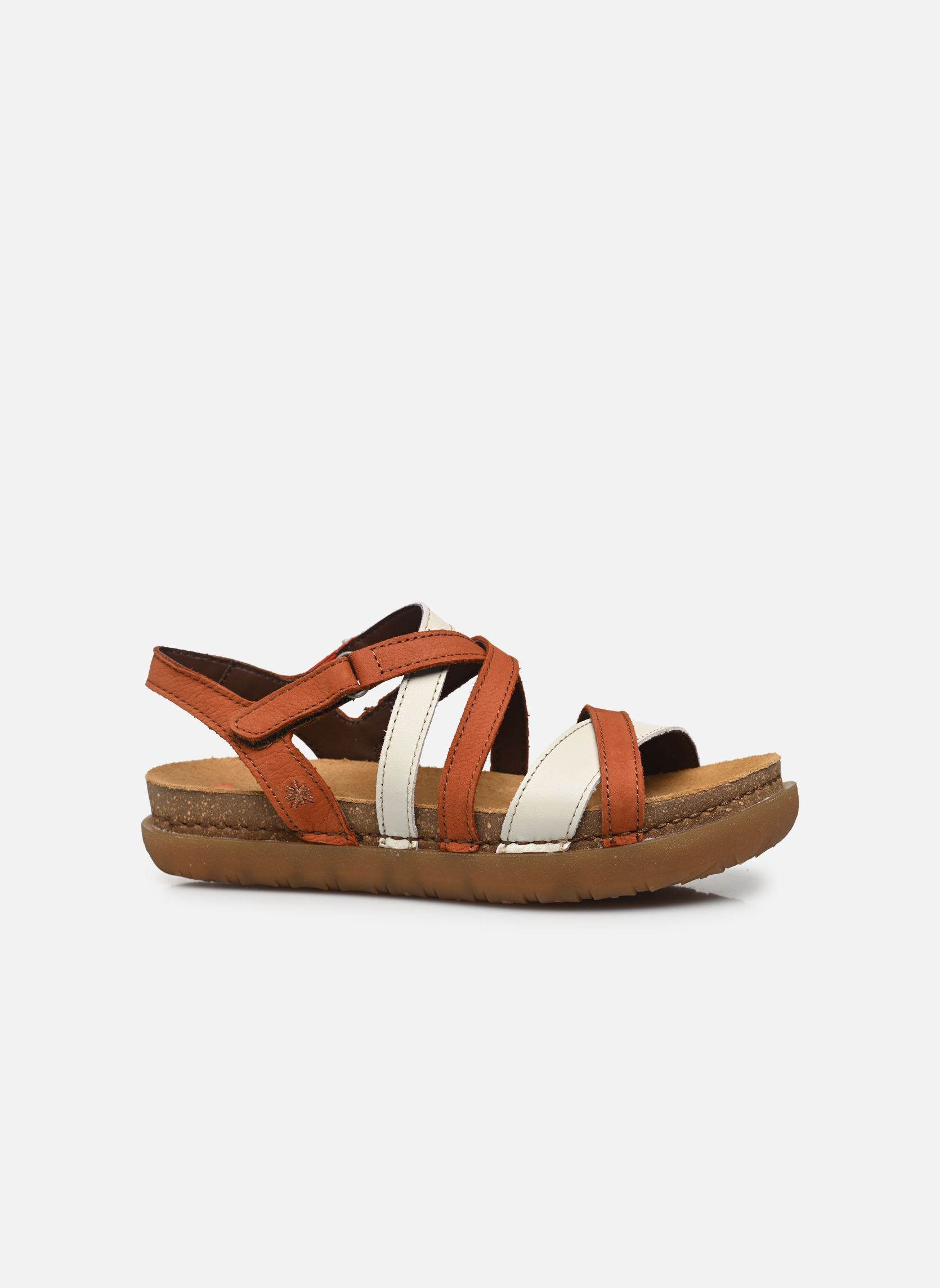 Sandales compensées et plateformes RHODES 1714 femme multicolore Art Sandales compensées et plateformes RHODES 1714 femme multicolore D.Orange-Cream