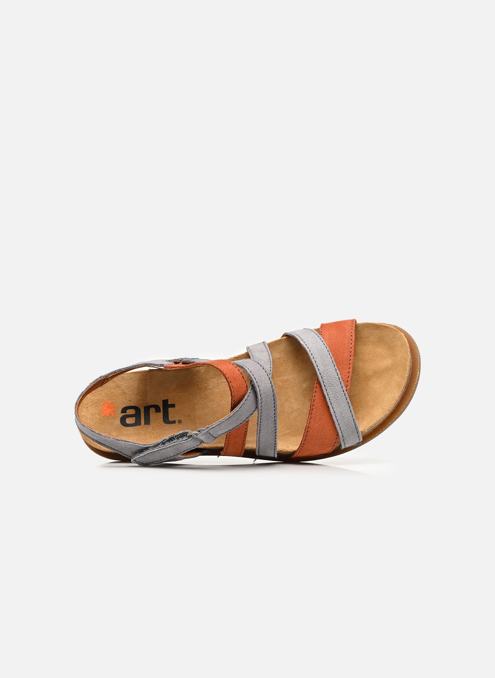 Sandales compensées et plateformes RHODES 1714 femme multicolore Art Sandales compensées et plateformes RHODES 1714 femme multicolore DENIM-DARK ORANGE