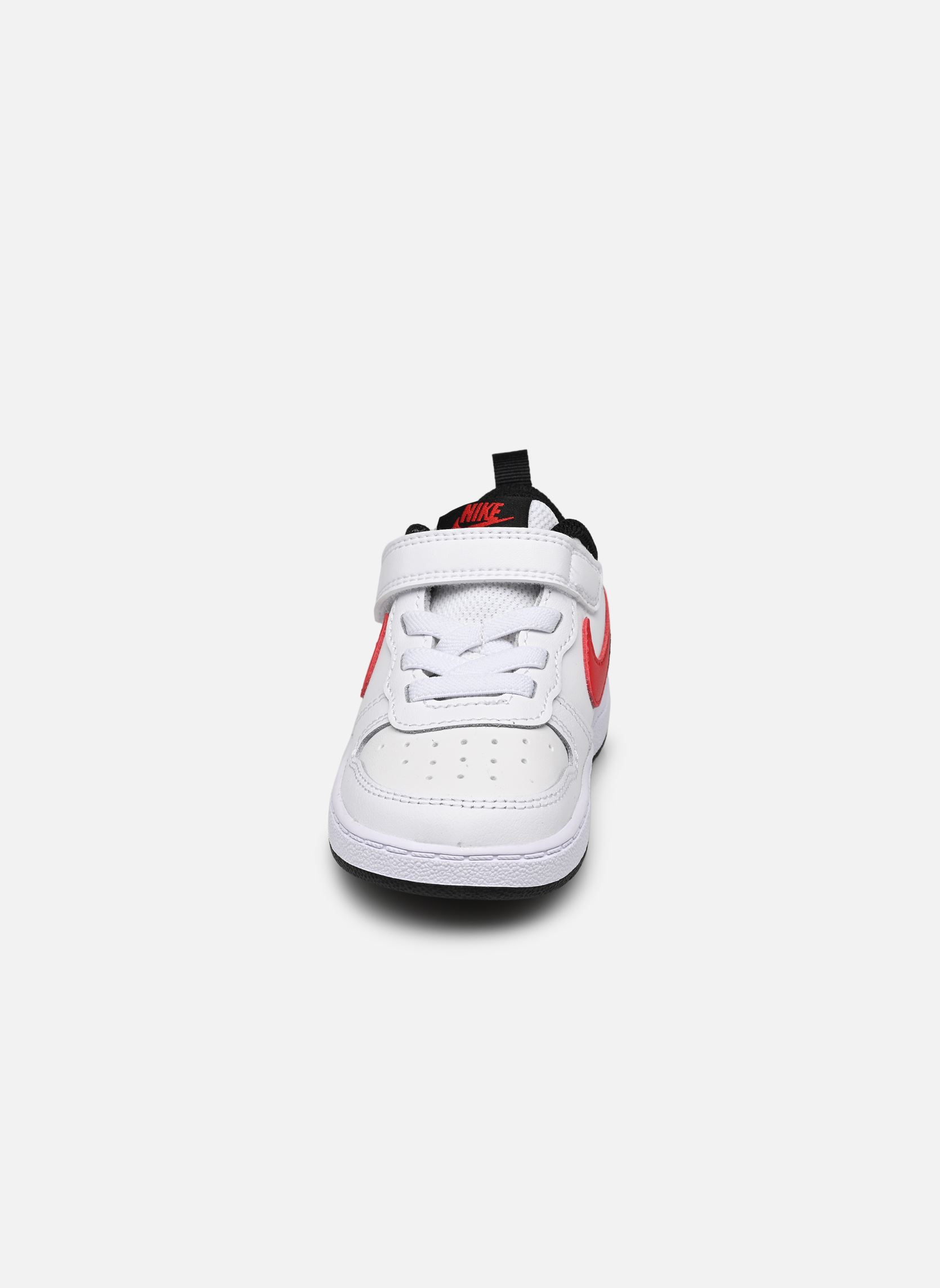 Niedrige Sneaker Nike Court Borough Low 2 (Tdv) weiß Nike Niedrige Sneaker Nike Court Borough Low 2 (Tdv) weiß WHITE/UNIVERSITY RED-BLACK