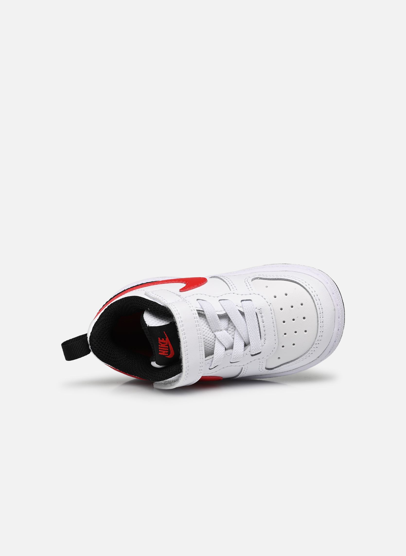 Niedrige Sneaker Nike Court Borough Low 2 (Tdv) weiß Nike Niedrige Sneaker Nike Court Borough Low 2 (Tdv) weiß WHITE/UNIVERSITY RED-BLACK