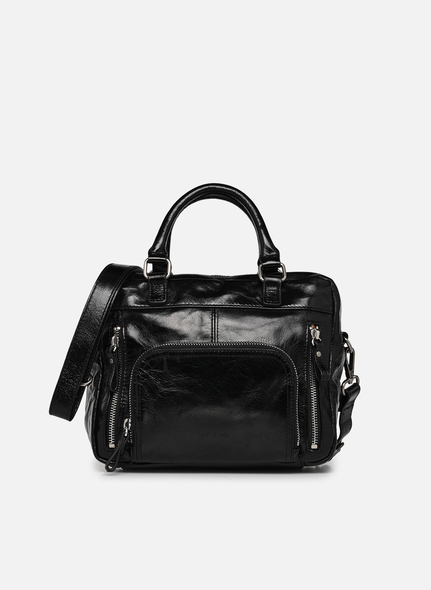Sacs bandoulière Mini Macy femme noir Nat & Nin Sacs bandoulière Mini Macy femme noir NOIR GLACÉ