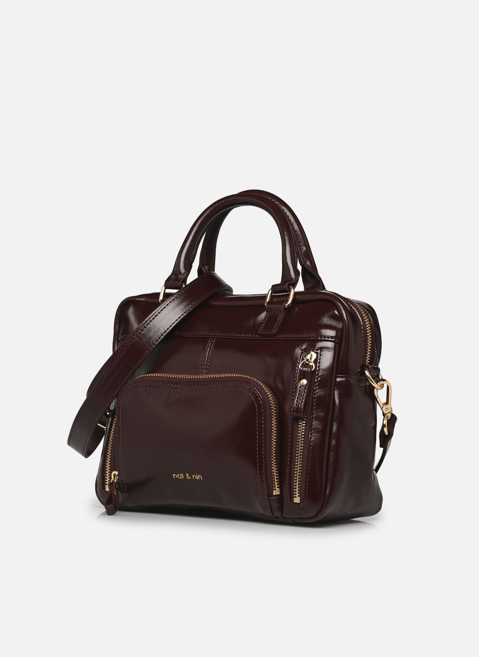 Sacs bandoulière Mini Macy femme marron Nat & Nin Sacs bandoulière Mini Macy femme marron MOKA GLACÉ