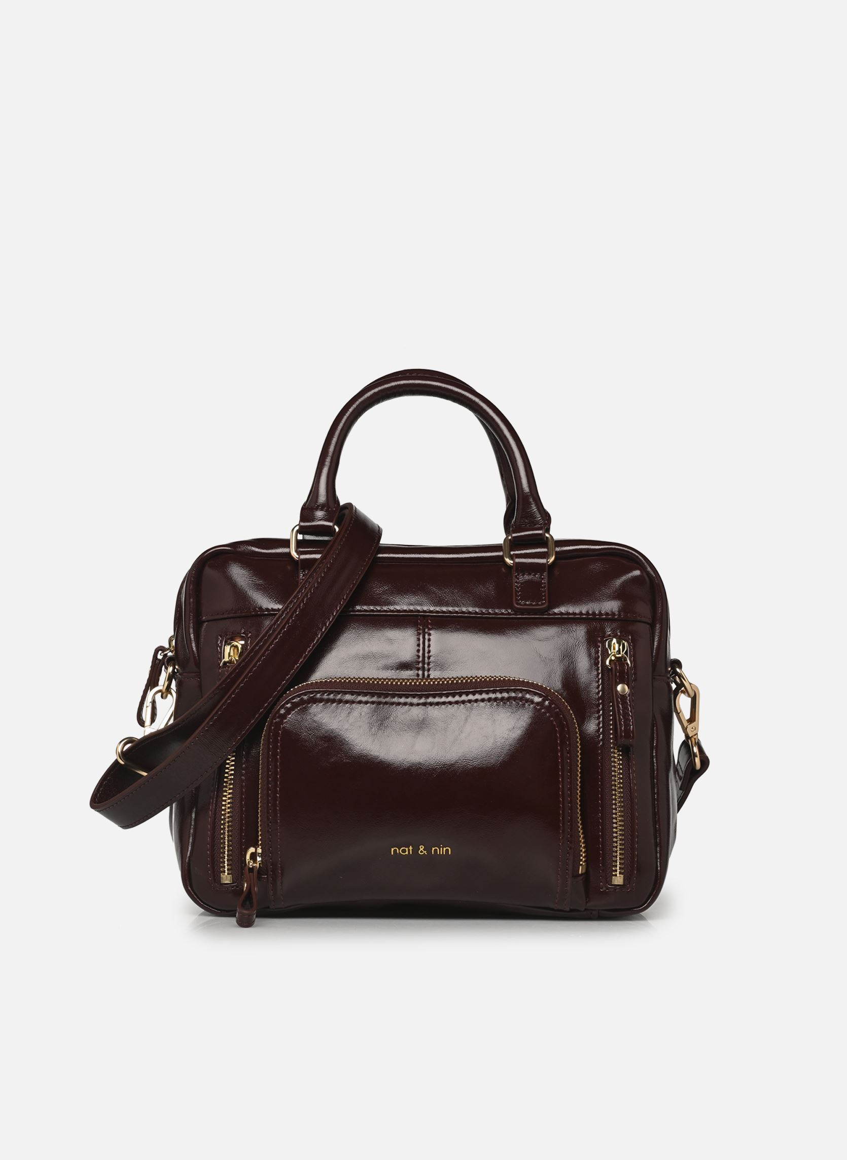Sacs bandoulière Mini Macy femme marron Nat & Nin Sacs bandoulière Mini Macy femme marron MOKA GLACÉ