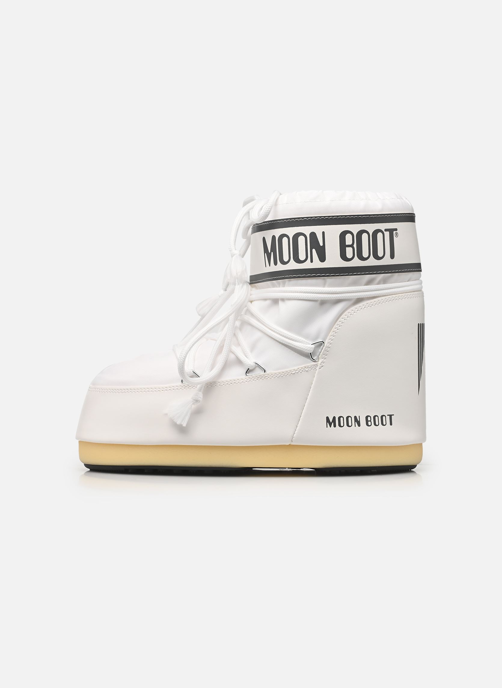 Snowboots MB ICON LOW NYLON dames wit Moon Boot Snowboots MB ICON LOW NYLON dames wit A009 WHITE MONO