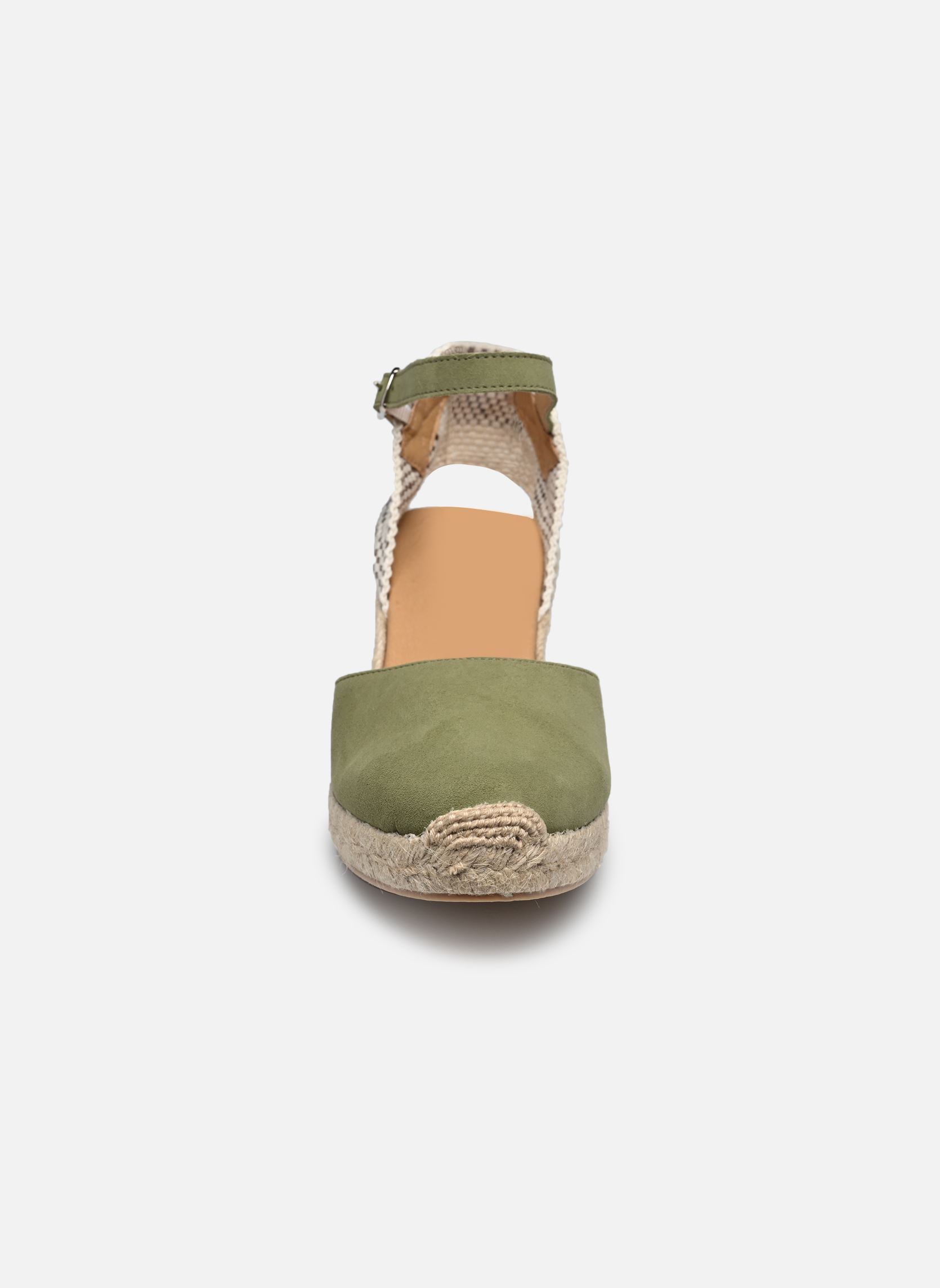 Espadrilles compensées et plateformes Ibrine femme vert Georgia Rose Espadrilles compensées et plateformes Ibrine femme vert KAKI