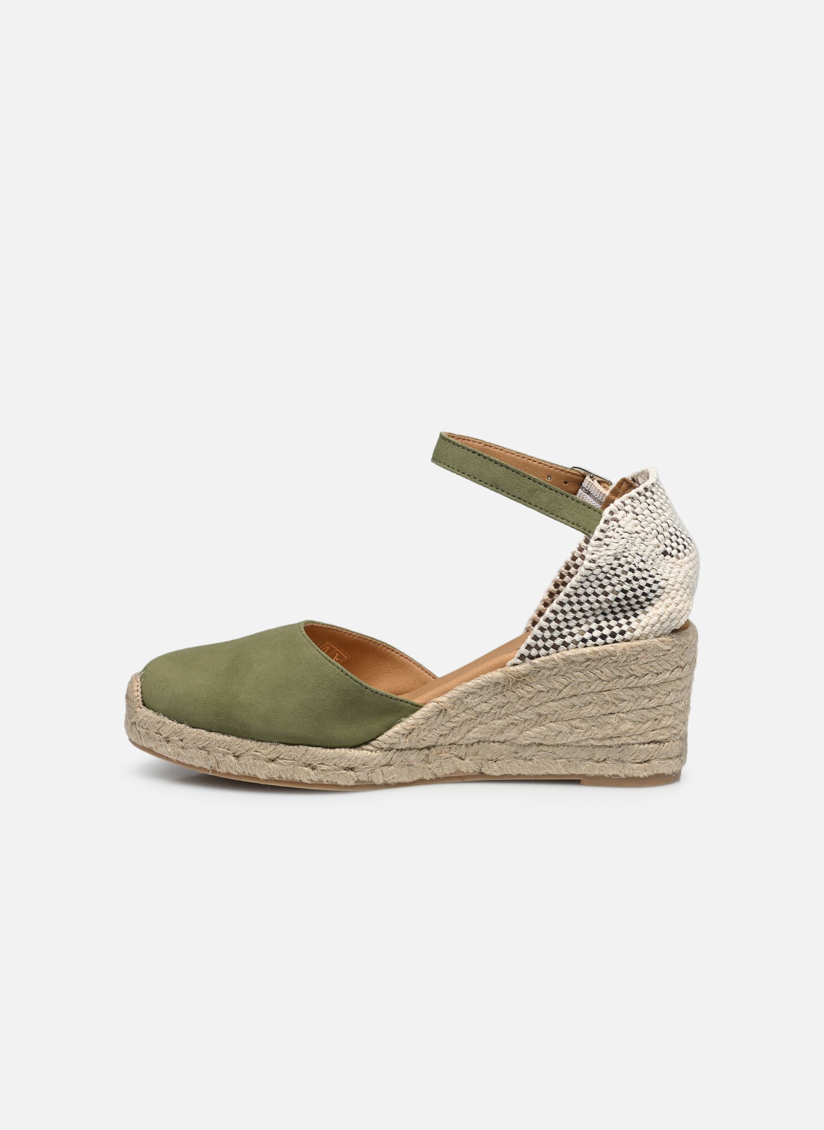 Espadrilles compensées et plateformes Ibrine femme vert Georgia Rose Espadrilles compensées et plateformes Ibrine femme vert KAKI