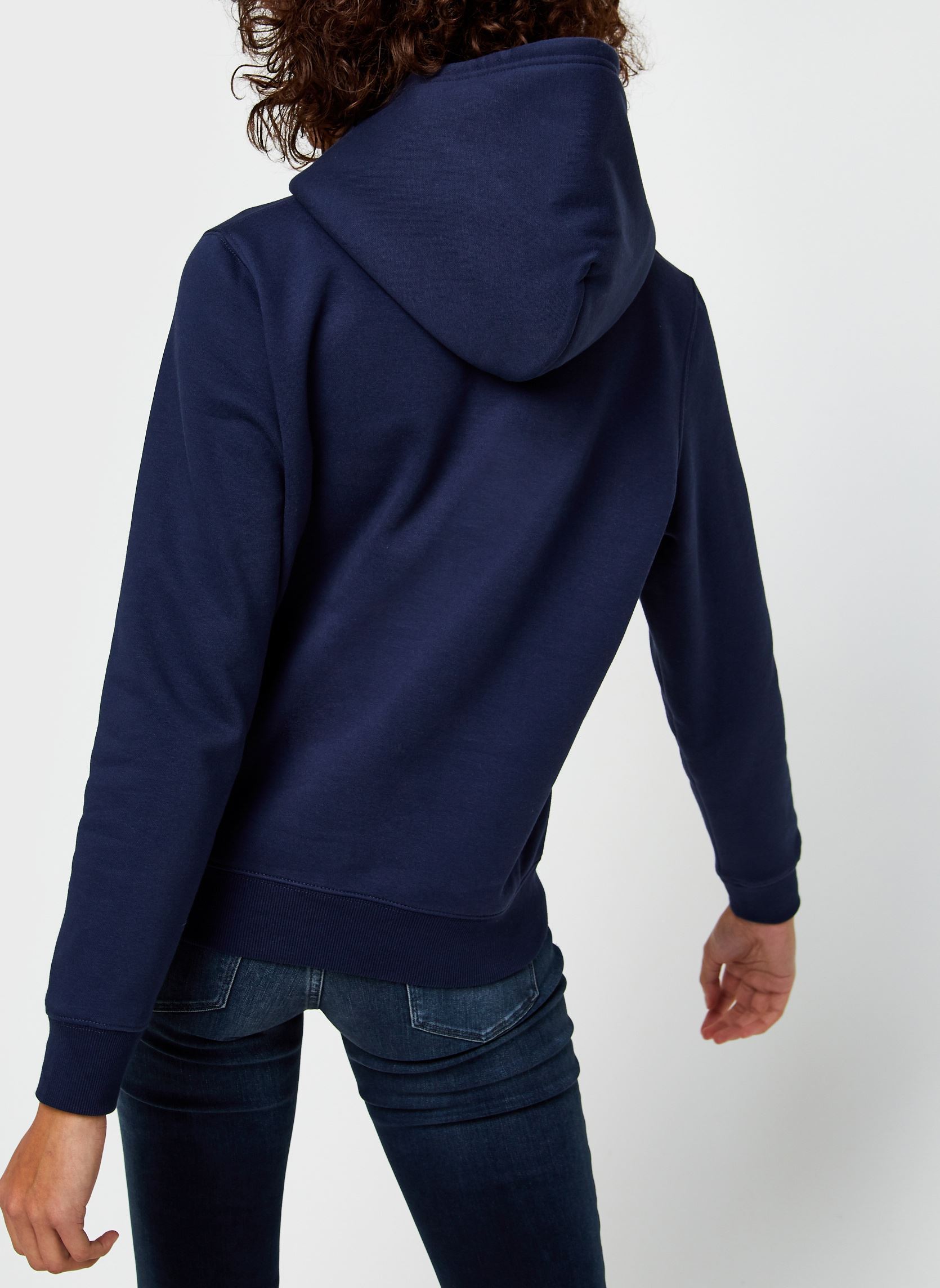 Hoodies Tjw Regular Fleece Hoodie dames blauw Tommy Jeans Hoodies Tjw Regular Fleece Hoodie dames blauw TWILIGHT NAVY