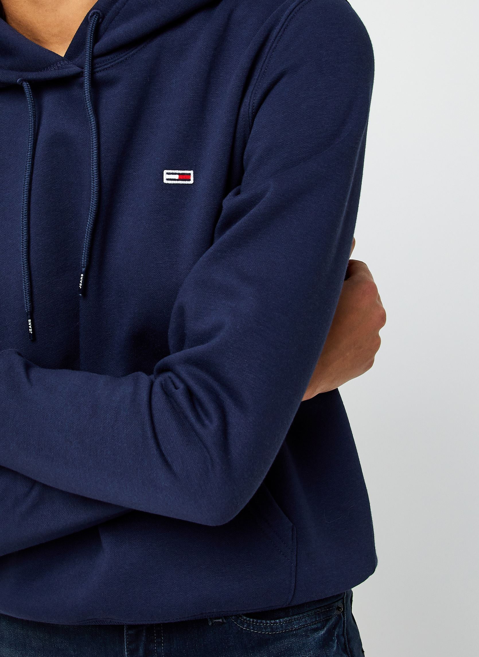 Hoodies Tjw Regular Fleece Hoodie dames blauw Tommy Jeans Hoodies Tjw Regular Fleece Hoodie dames blauw TWILIGHT NAVY