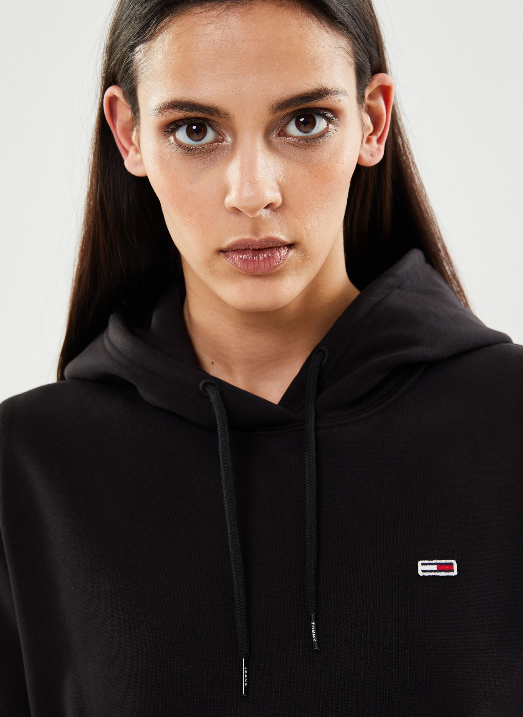 Sweats à capuche Tjw Regular Fleece Hoodie femme noir Tommy Jeans Sweats à capuche Tjw Regular Fleece Hoodie femme noir BLACK