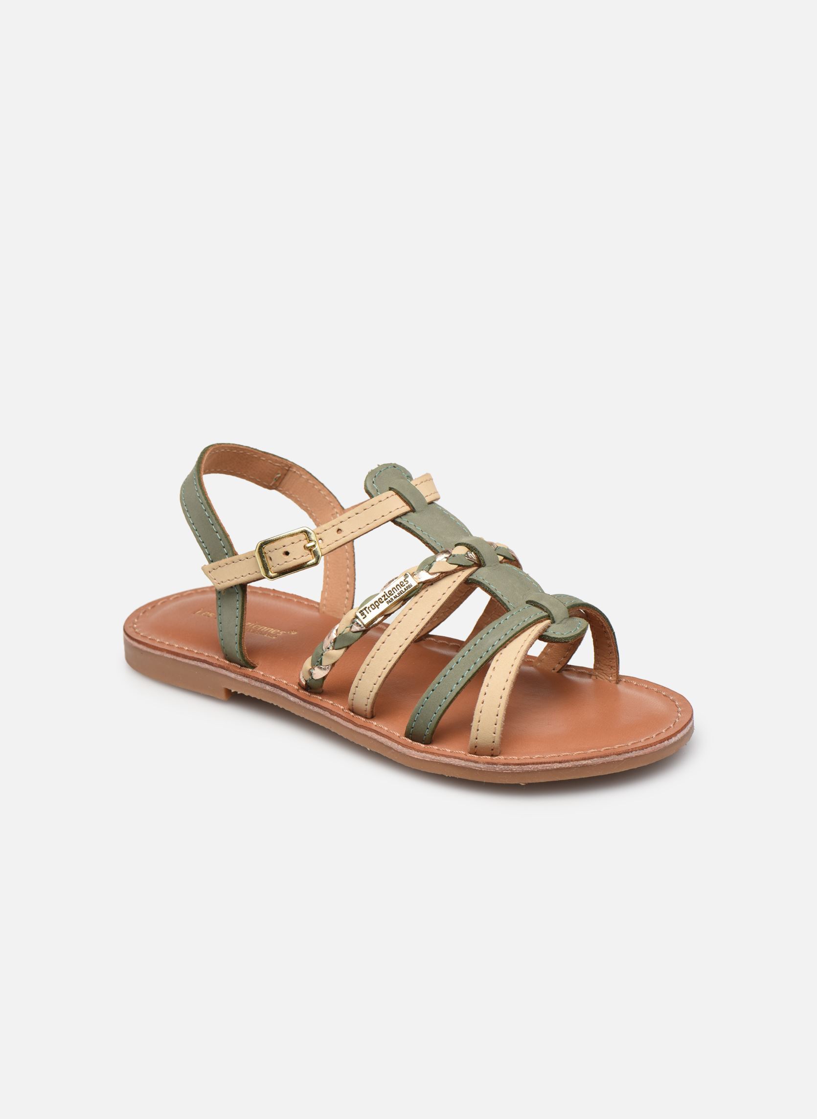 Sandalen Monga mädchen grün Les Tropéziennes par M Belarbi Sandalen Monga mädchen grün TILLEUL MULTI