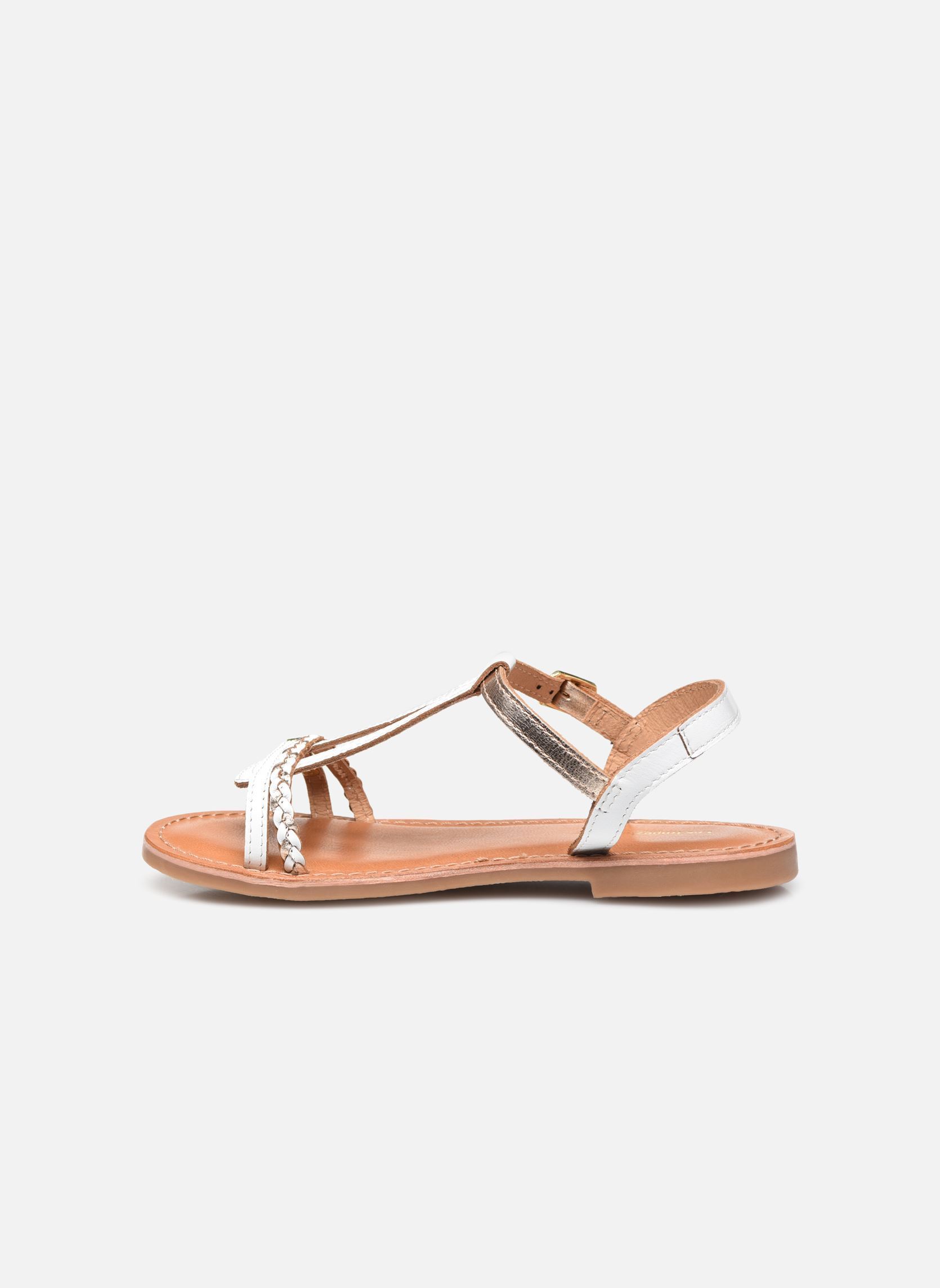 Sandales Badou fille blanc Les Tropéziennes par M Belarbi Sandales Badou fille blanc Blanc Or