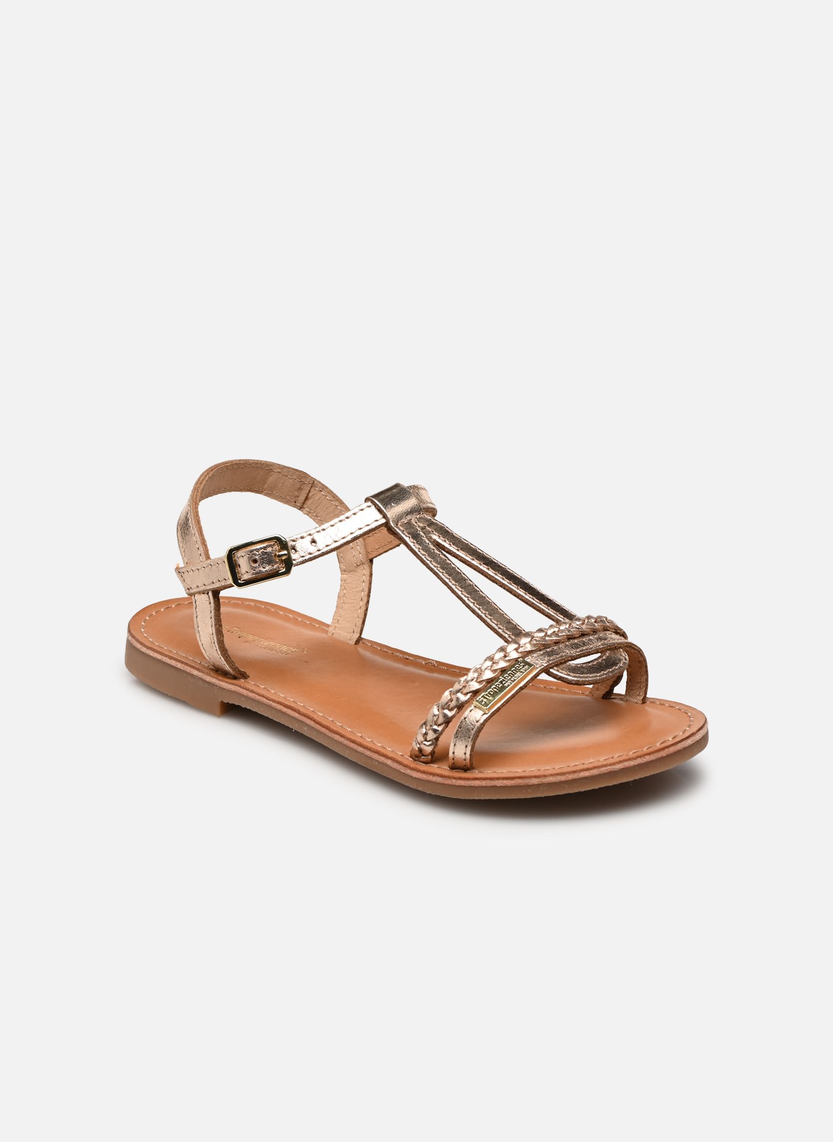 Sandales Badou fille or et bronze Les Tropéziennes par M Belarbi Sandales Badou fille or et bronze OR
