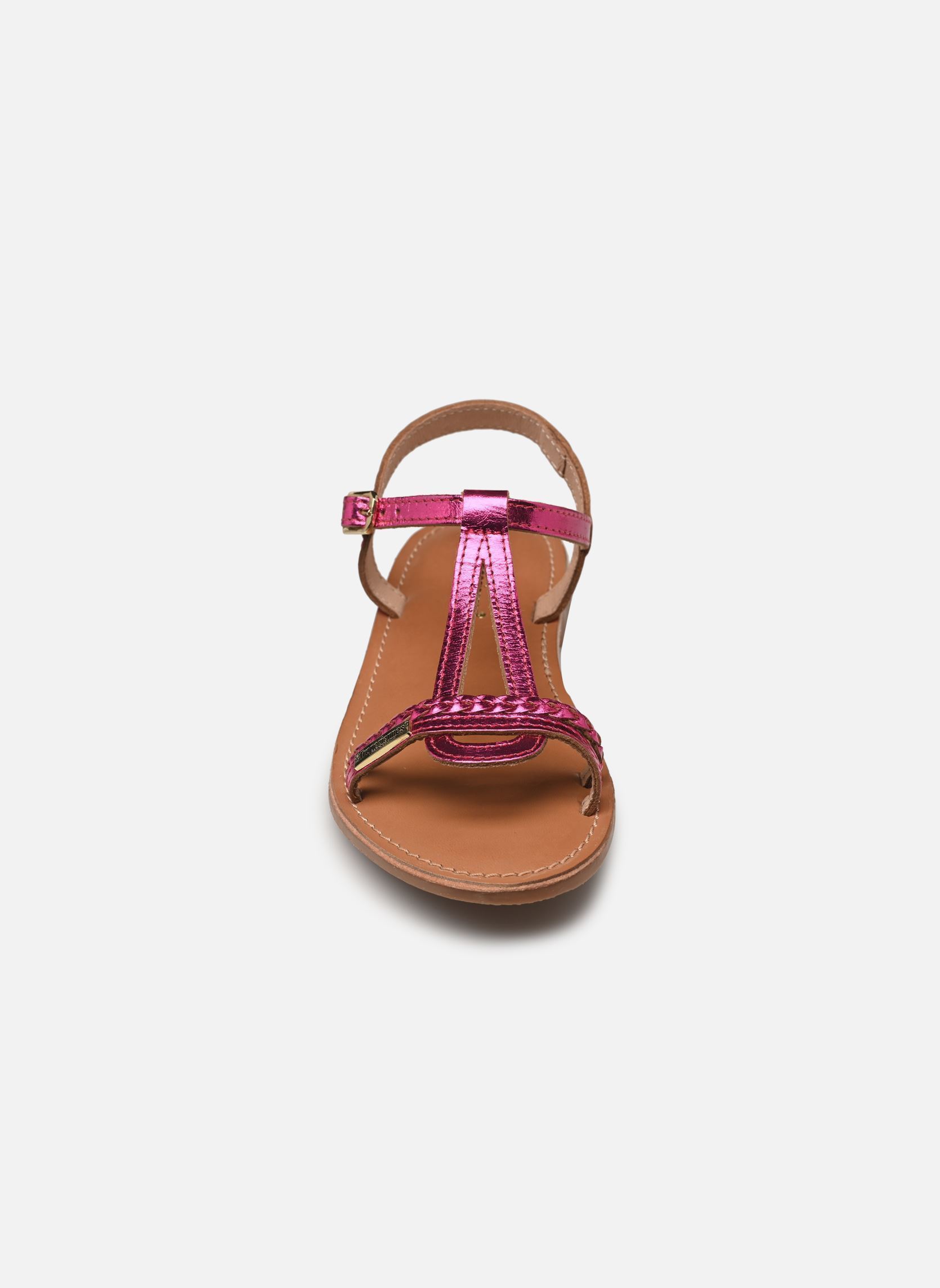 Sandales Badou fille rose Les Tropéziennes par M Belarbi Sandales Badou fille rose Fuchsia Metal
