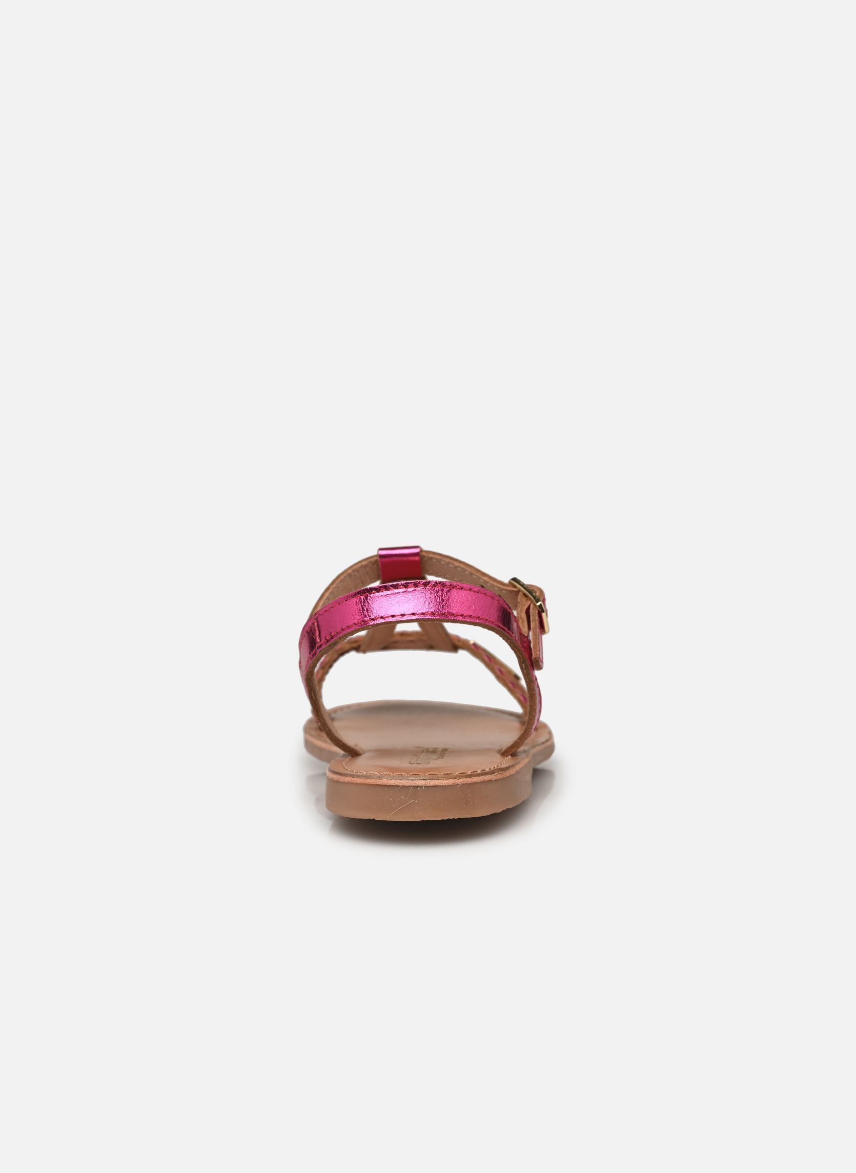 Sandales Badou fille rose Les Tropéziennes par M Belarbi Sandales Badou fille rose Fuchsia Metal