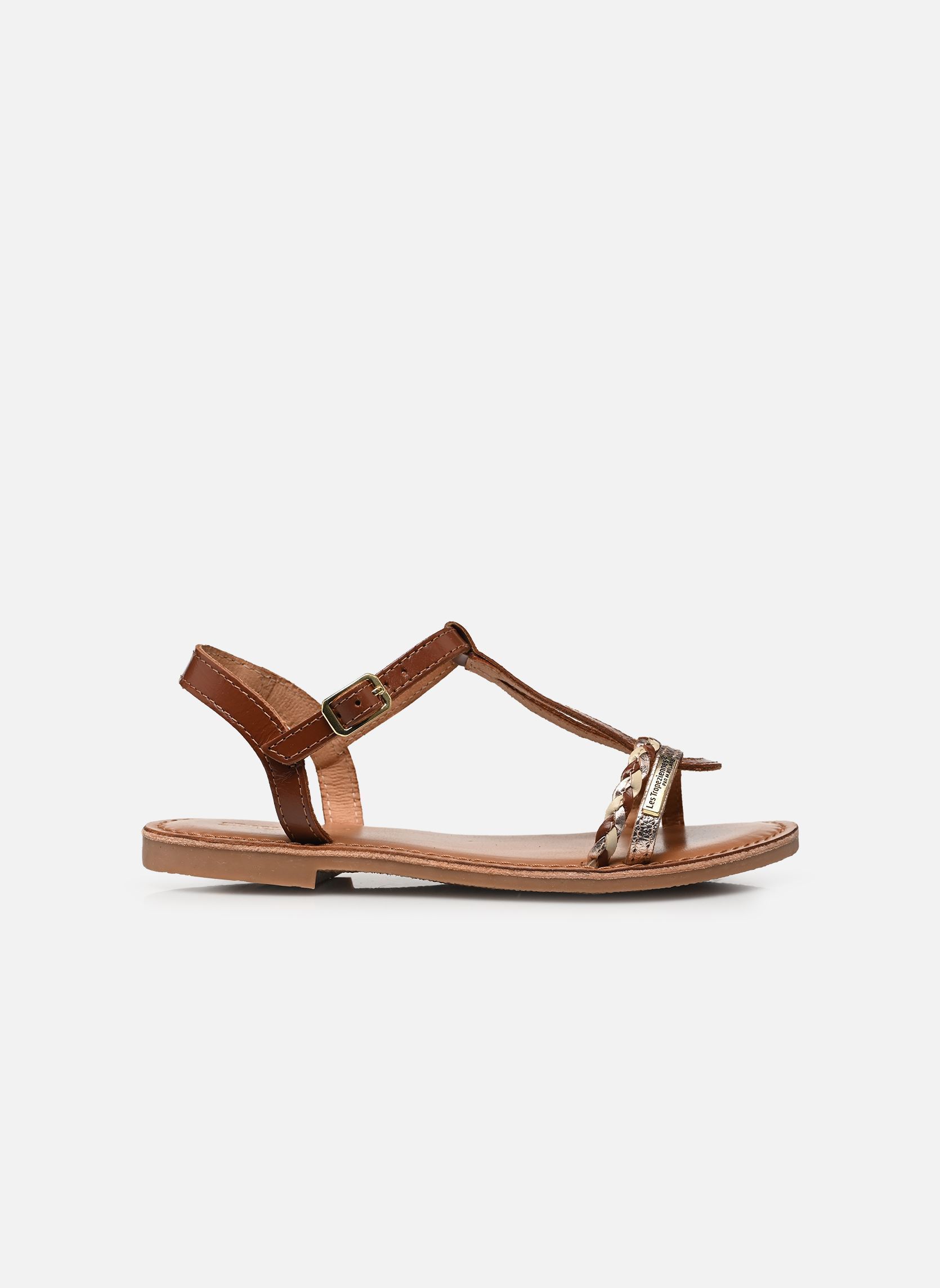 Sandalen Badou mädchen braun Les Tropéziennes par M Belarbi Sandalen Badou mädchen braun TAN-MULTI
