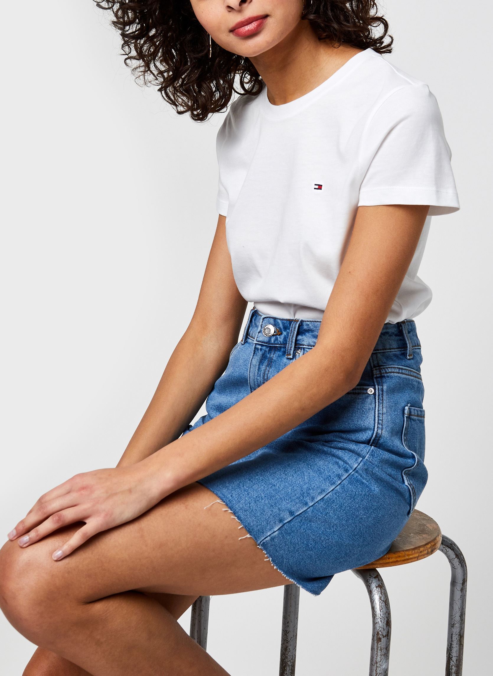 T shirt Tommy Hilfiger HERITAGE HILFIGER CNK RG TEE EU - vue 9