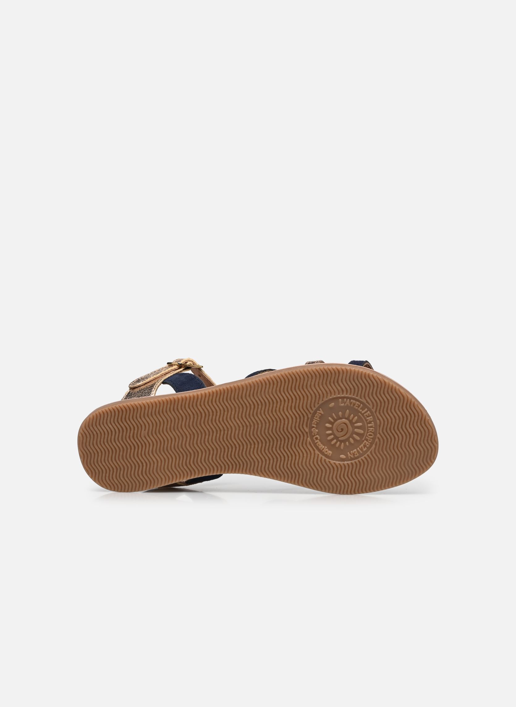 Sandales IL 101 fille bleu L'Atelier Tropézien Sandales IL 101 fille bleu SUEDE BLUE