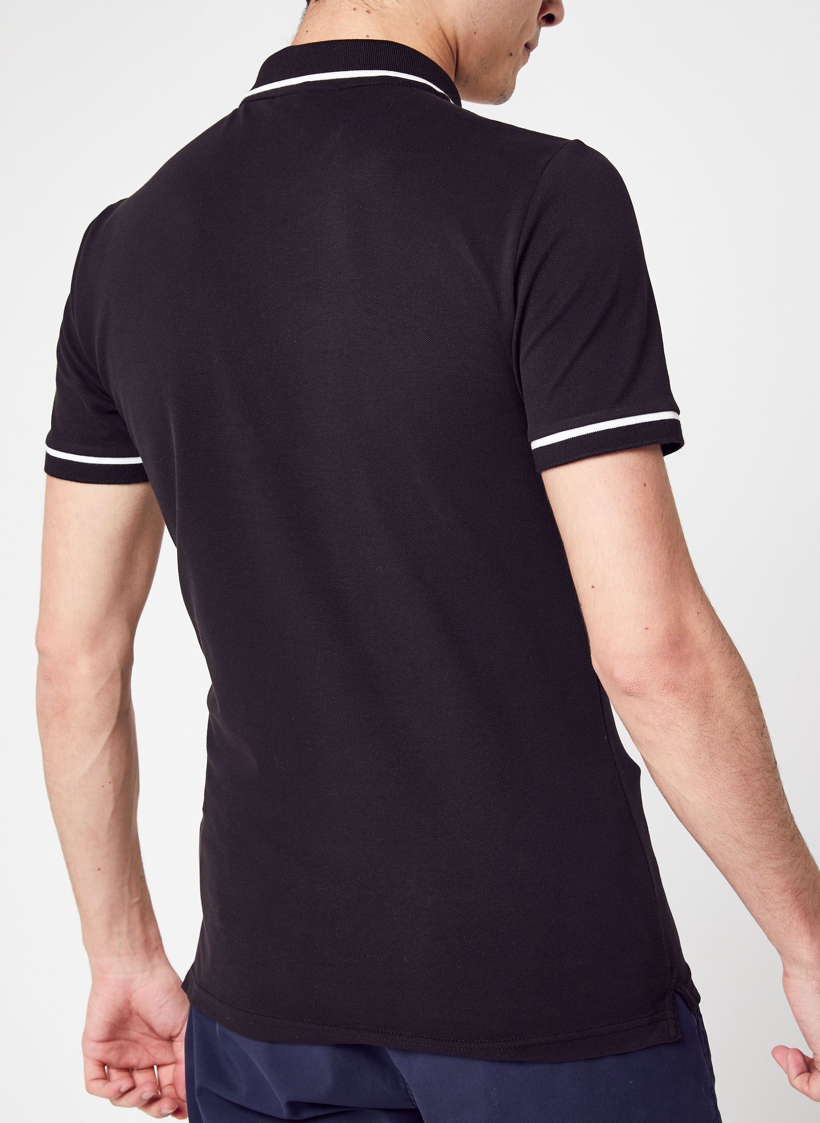 Polos Tipping Slim Polo homme noir Calvin Klein Jeans Polos Tipping Slim Polo homme noir BAE-BLACK