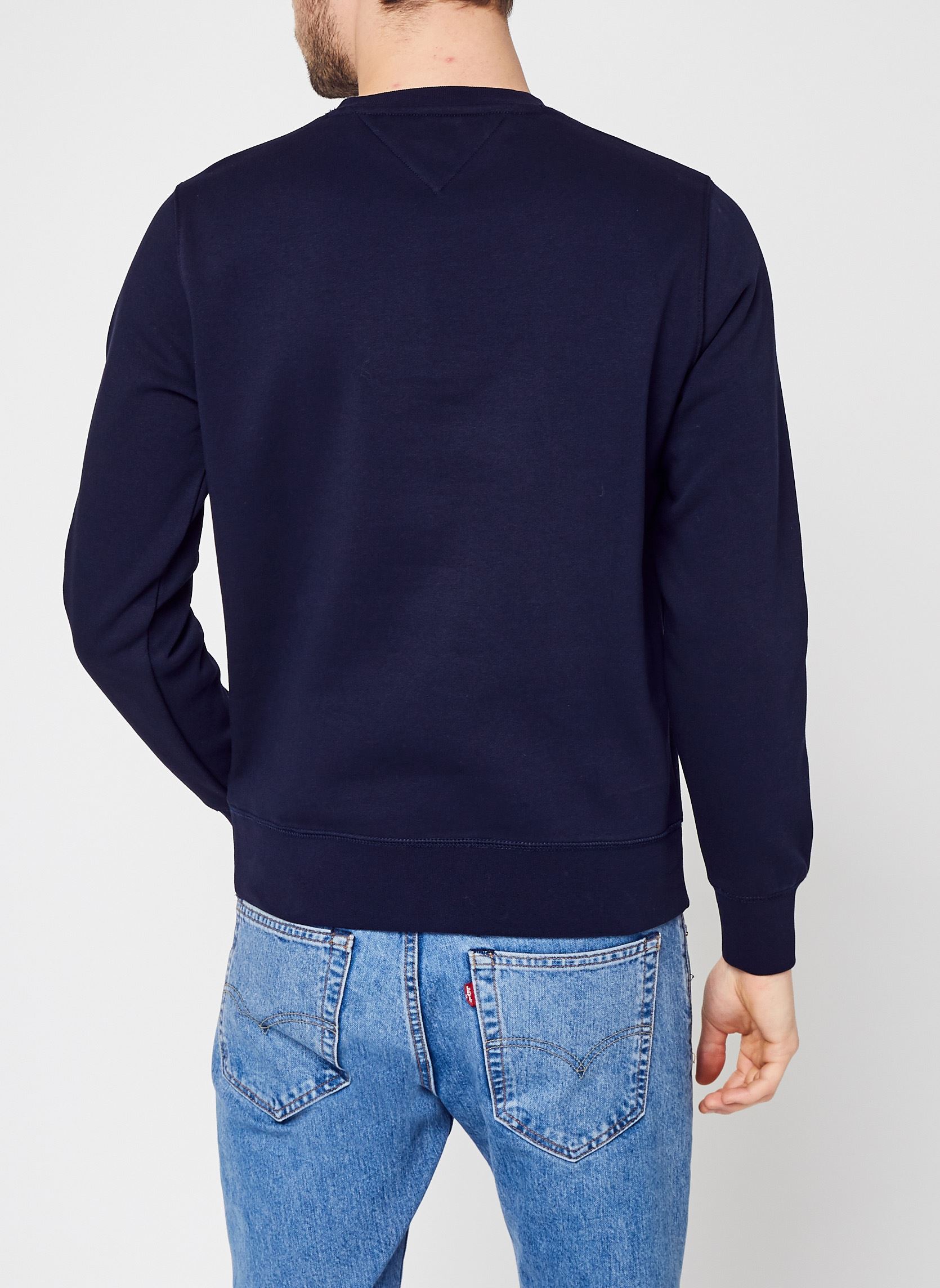 Sweats Tommy Logo Sweatshirt homme bleu Tommy Hilfiger Sweats Tommy Logo Sweatshirt homme bleu DW5 DESERT SKY