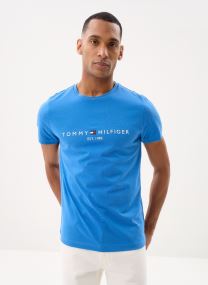 T-Shirts Tommy Logo Tee herren beige