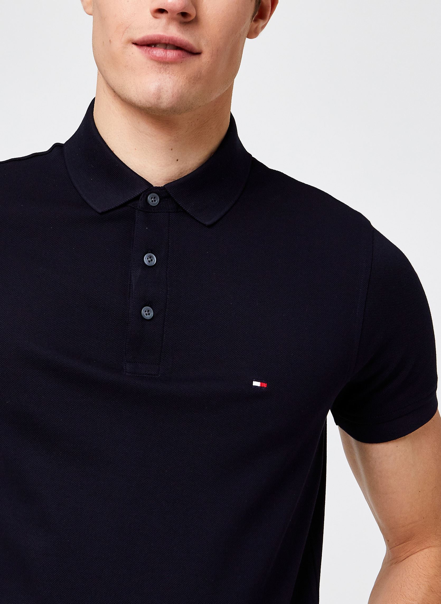 Poloshirts 1985 Slim Polo herren blau Tommy Hilfiger Poloshirts 1985 Slim Polo herren blau DESERT SKY