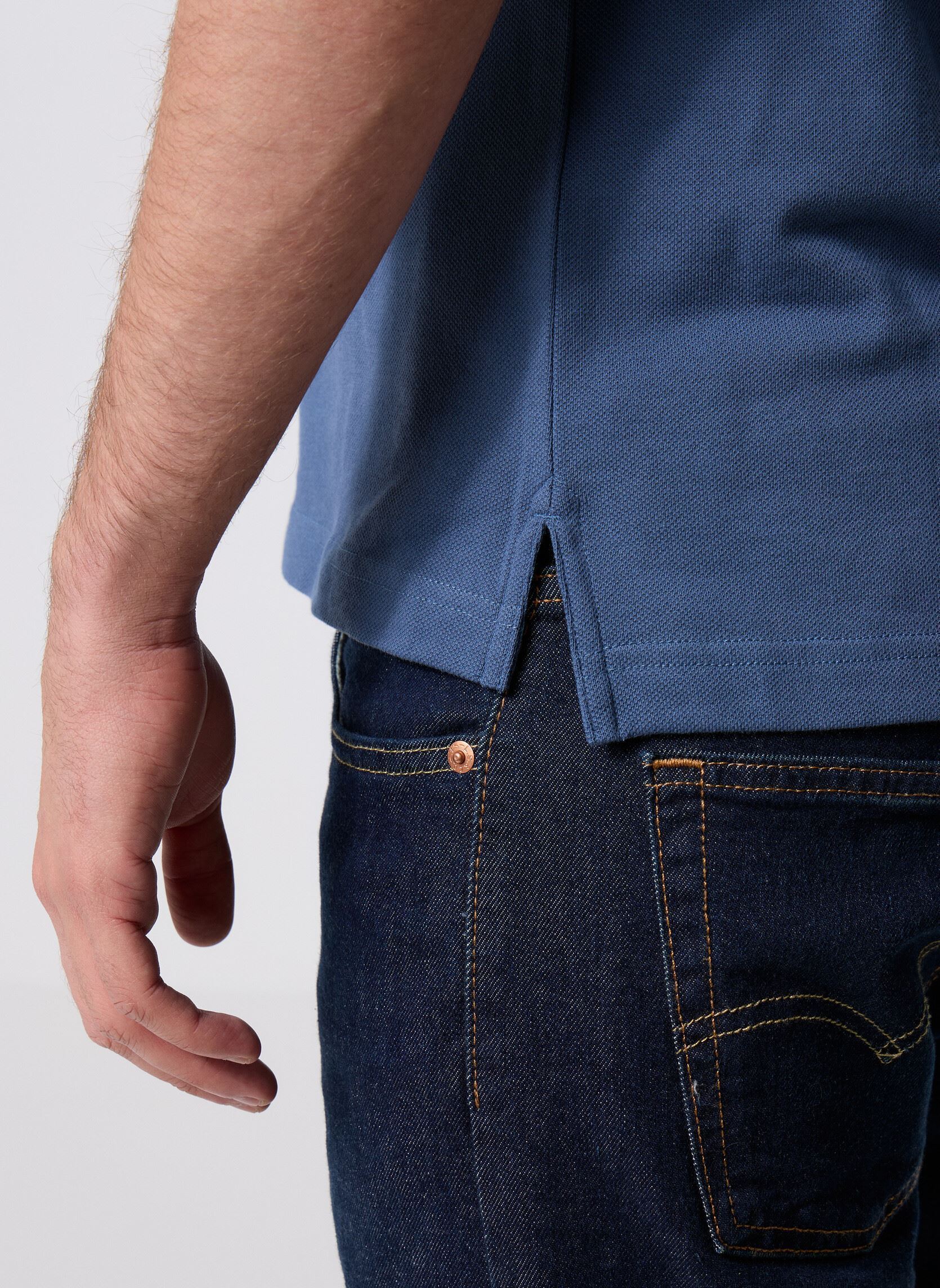 Polos 1985 Slim Polo homme bleu Tommy Hilfiger Polos 1985 Slim Polo homme bleu AEGEAN SEA