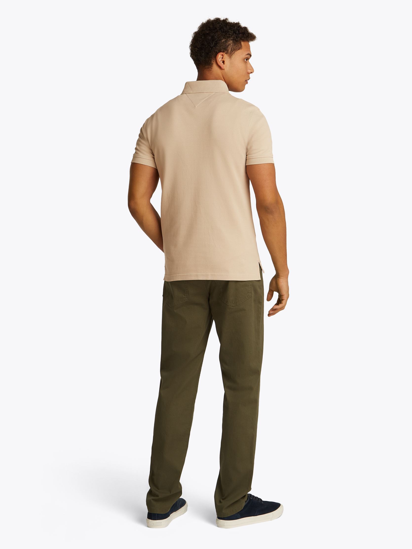 Poloshirts 1985 Slim Polo herren grün Tommy Hilfiger Poloshirts 1985 Slim Polo herren grün SANDALWOOD