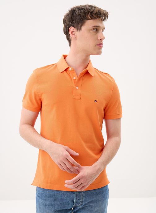 Tommy Hilfiger Poloshirts 1985 Slim Polo herren orange