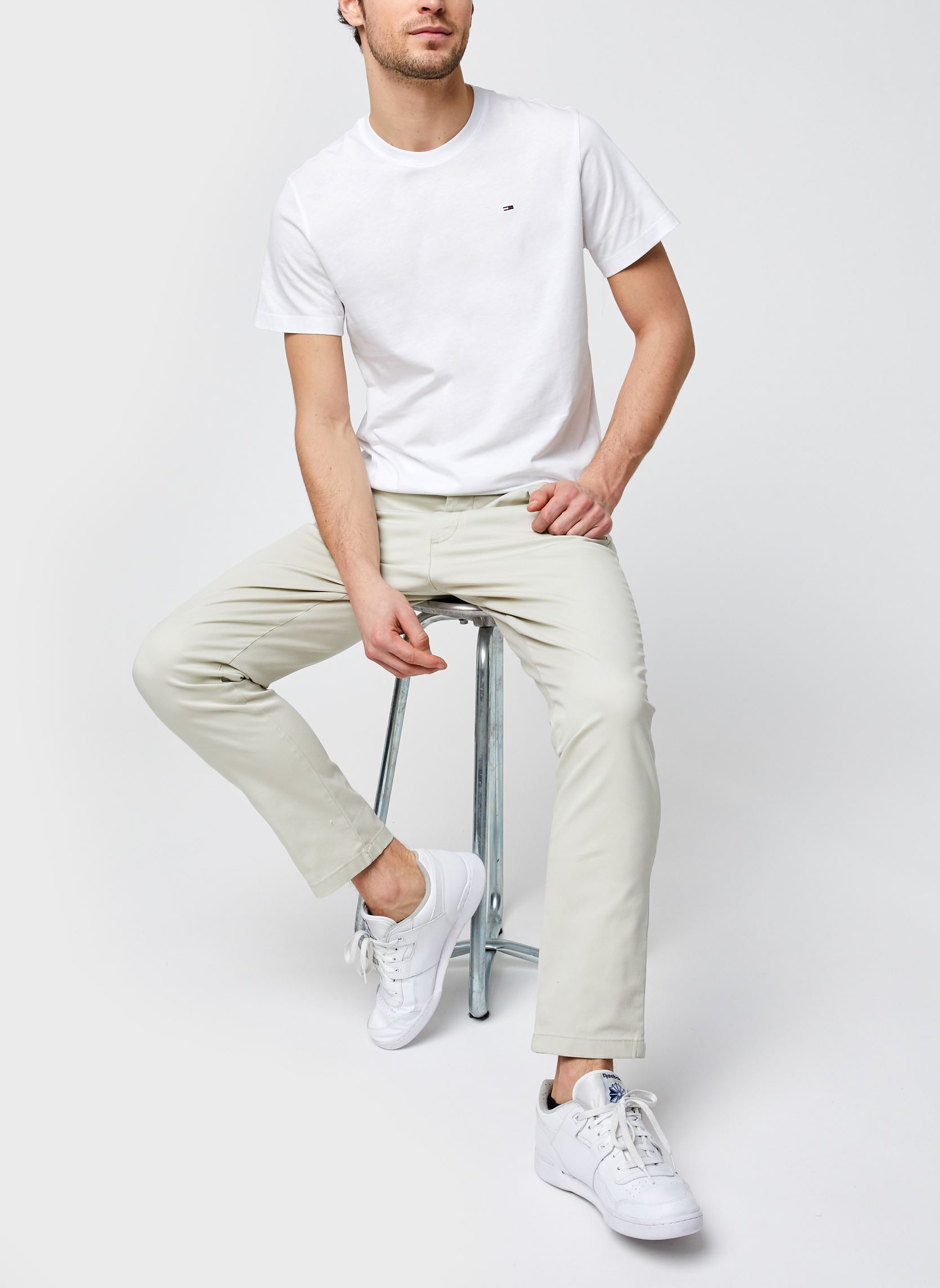 Tee-shirts TJM Original Jersey Tee Crew Neck homme blanc Tommy Jeans Tee-shirts TJM Original Jersey Tee Crew Neck homme blanc CLASSIC WHITE