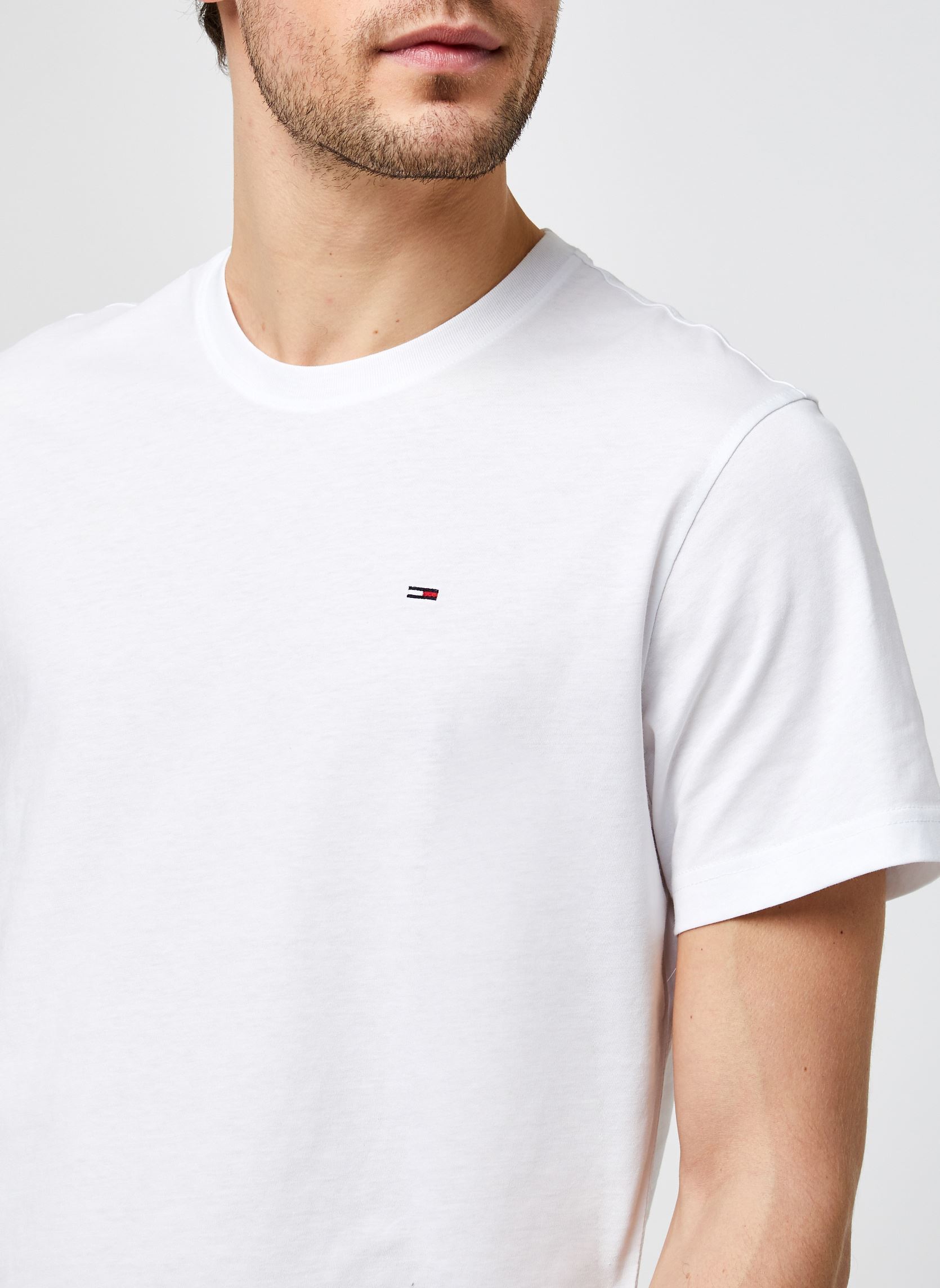 Tee-shirts TJM Original Jersey Tee Crew Neck homme blanc Tommy Jeans Tee-shirts TJM Original Jersey Tee Crew Neck homme blanc CLASSIC WHITE