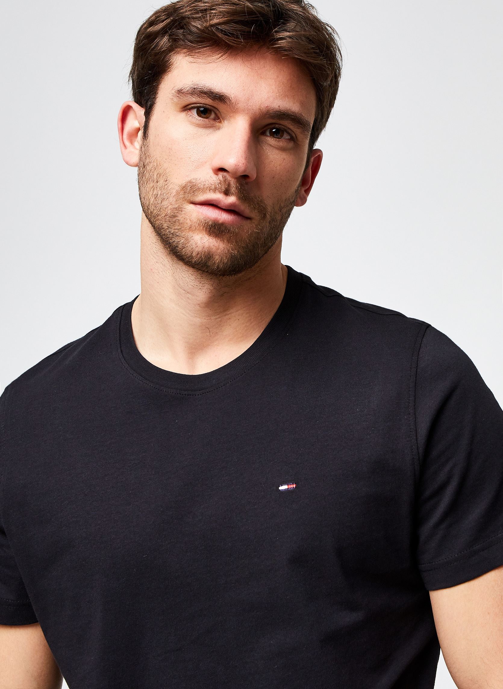 Tee-shirts TJM Original Jersey Tee Crew Neck homme noir Tommy Jeans Tee-shirts TJM Original Jersey Tee Crew Neck homme noir TOMMY BLACK
