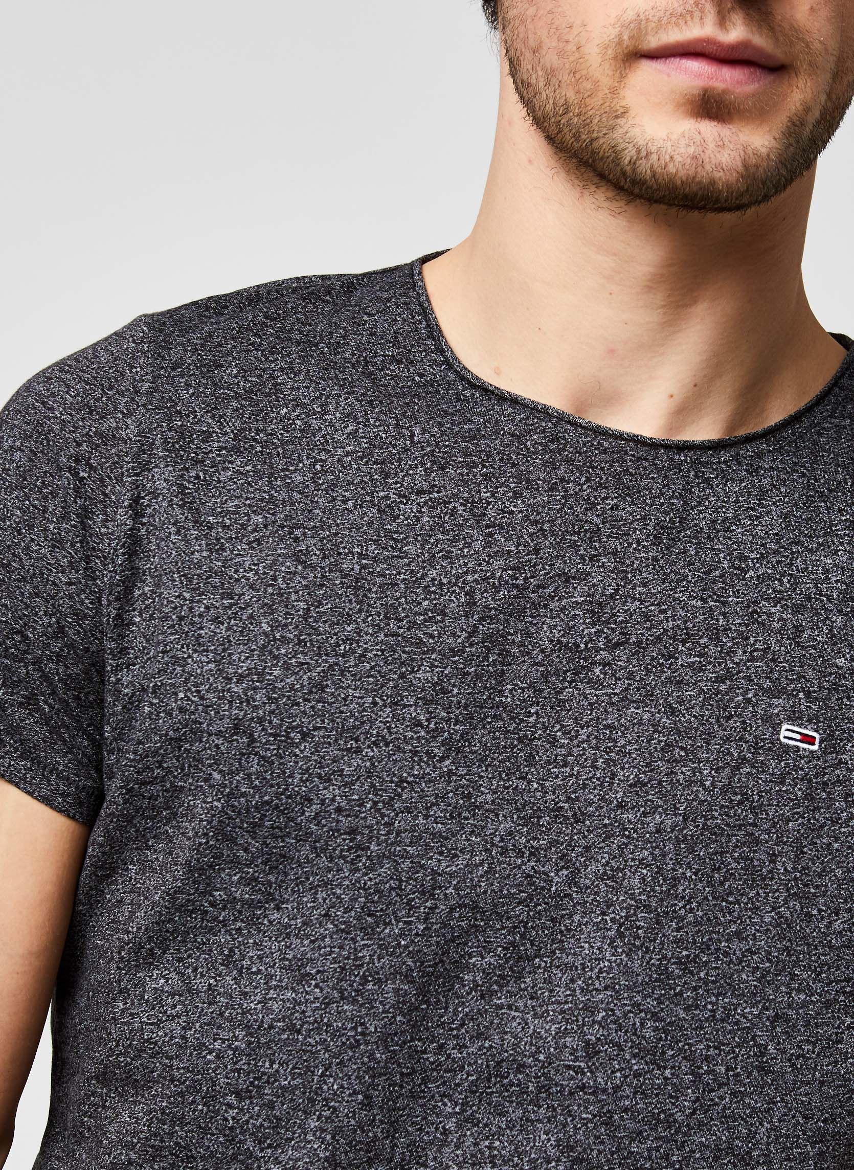 Tee-shirts TJM Slim Jaspe Crew Neck homme noir Tommy Jeans Tee-shirts TJM Slim Jaspe Crew Neck homme noir BLACK