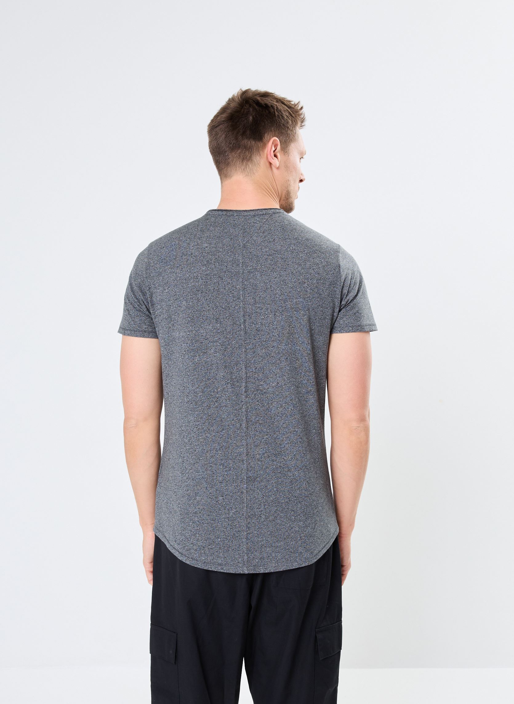 Tee-shirts TJM Slim Jaspe Crew Neck homme gris Tommy Jeans Tee-shirts TJM Slim Jaspe Crew Neck homme gris NEW CHARCOAL
