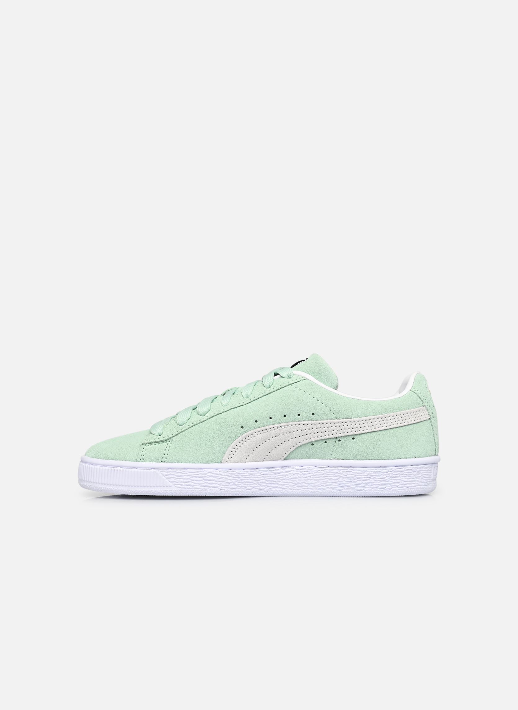 Niedrige Sneaker Suede Classic Xxi grün Puma Niedrige Sneaker Suede Classic Xxi grün FRESH MINT-PUMA WHITE