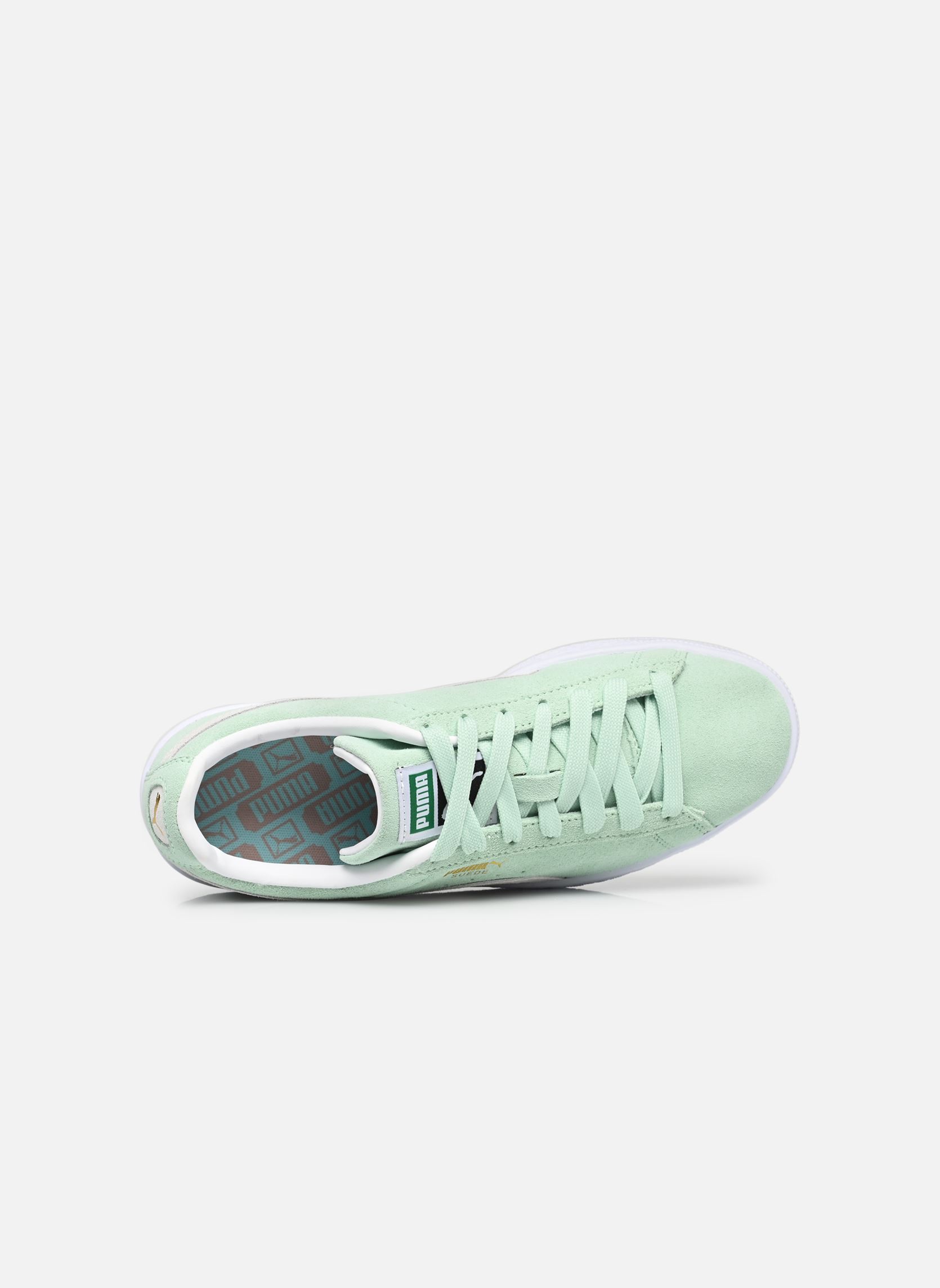 Niedrige Sneaker Suede Classic Xxi grün Puma Niedrige Sneaker Suede Classic Xxi grün FRESH MINT-PUMA WHITE