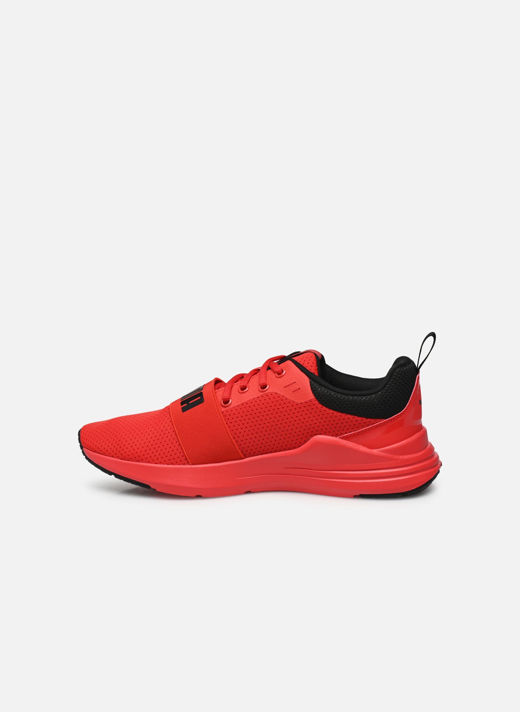 Baskets basses Wired Run M homme rouge Puma Baskets basses Wired Run M homme rouge HIGH RISK RED-PUMA BLACK