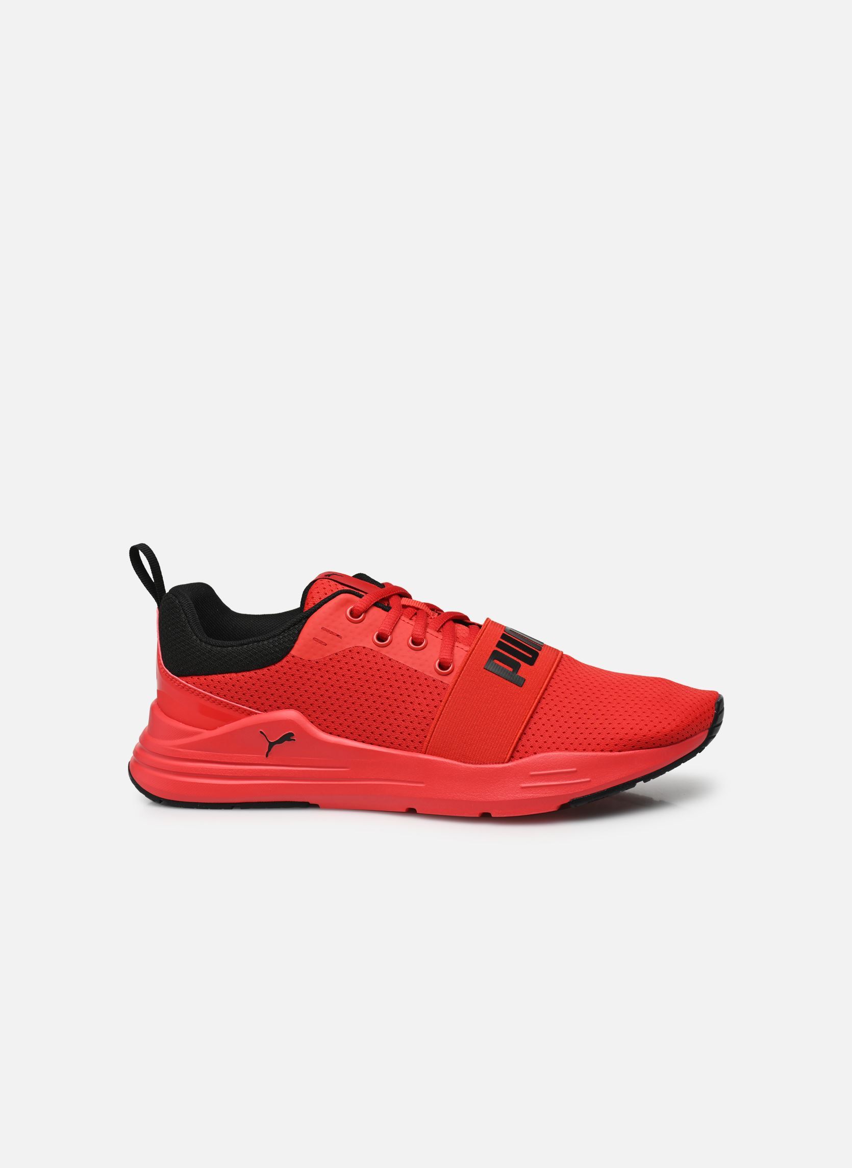 Baskets basses Wired Run M homme rouge Puma Baskets basses Wired Run M homme rouge HIGH RISK RED-PUMA BLACK