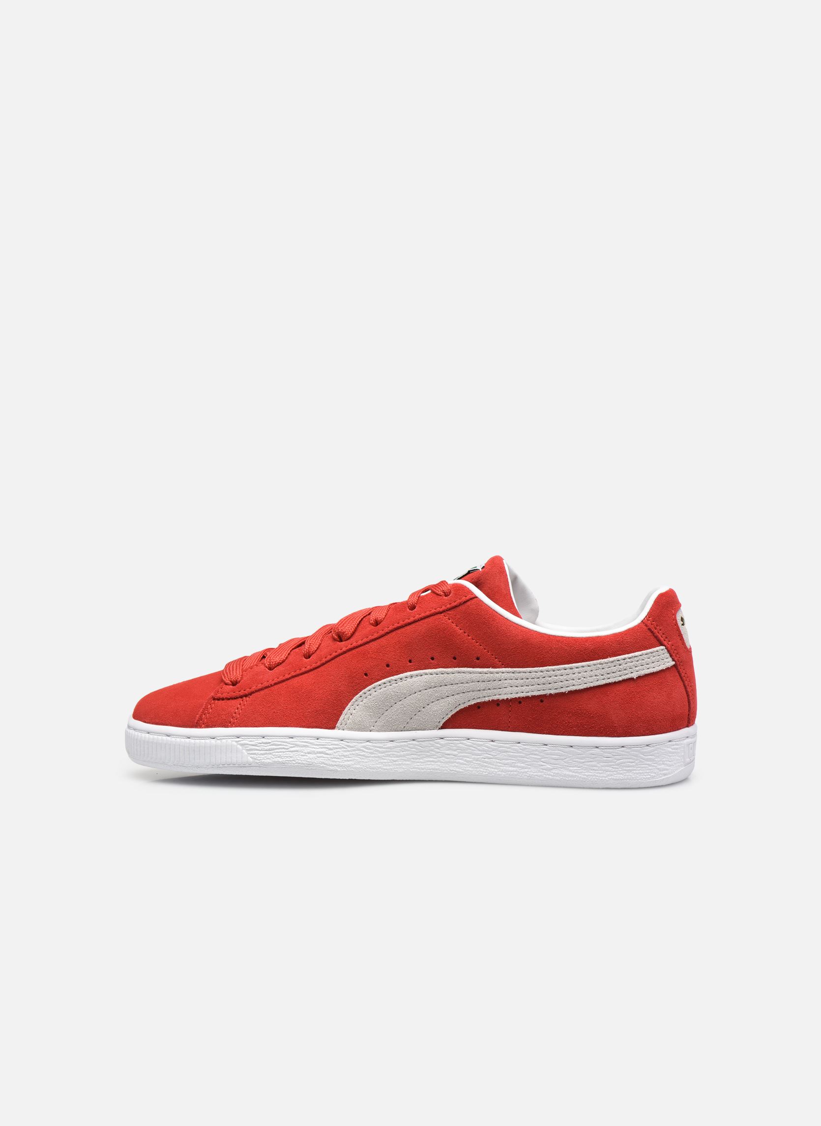 Baskets basses Suede Classic Xxi M homme rouge Puma Baskets basses Suede Classic Xxi M homme rouge HIGH RISK RED-PUMA WHITE