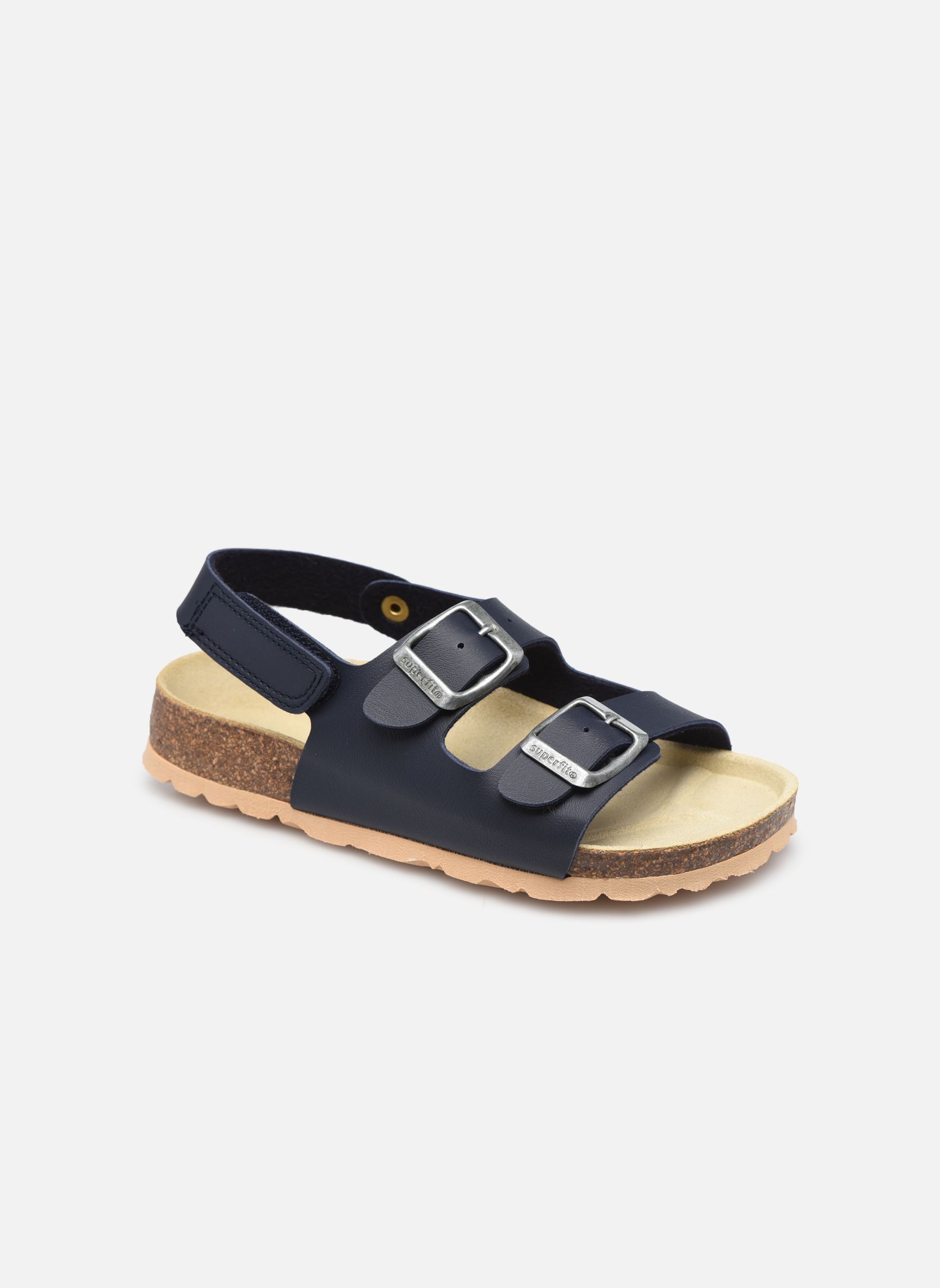 Sandalen Fussbettpantoffel 2 mädchen blau Superfit Sandalen Fussbettpantoffel 2 mädchen blau OCEAN