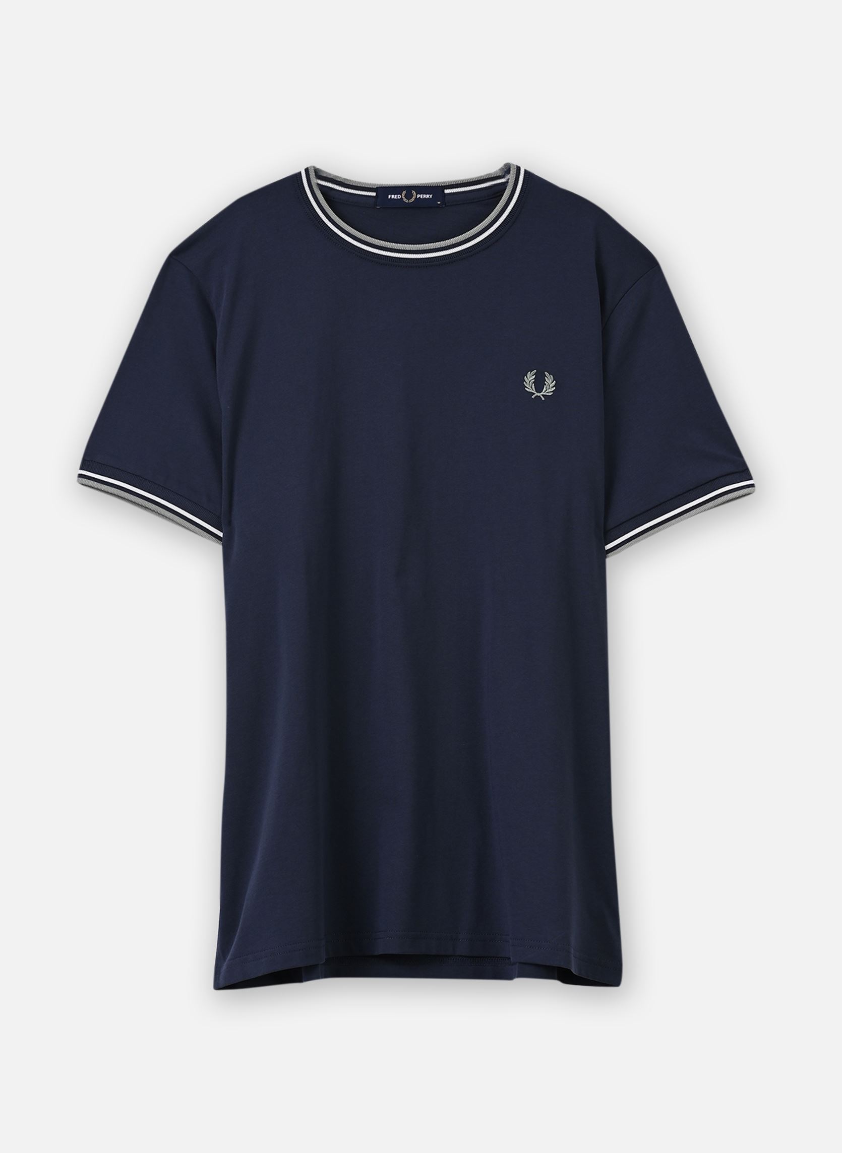 T-shirts Twin Tipped T-Shirt heren marine Fred Perry T-shirts Twin Tipped T-Shirt heren marine DKAF/ECRU/SEAGRS